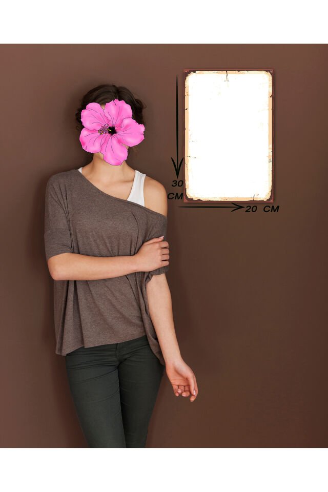 Açık Tutun Temalı 20 x 30 CM MDF Ahşap Duvar Tablosu Arkasından Yapışkan Mevcuttur