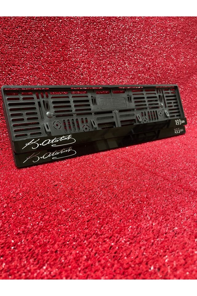 Plakalık Oto Araba Plakalığı K.ATATÜRK İmzalı 1938 Yazılı Logolu Plakalık