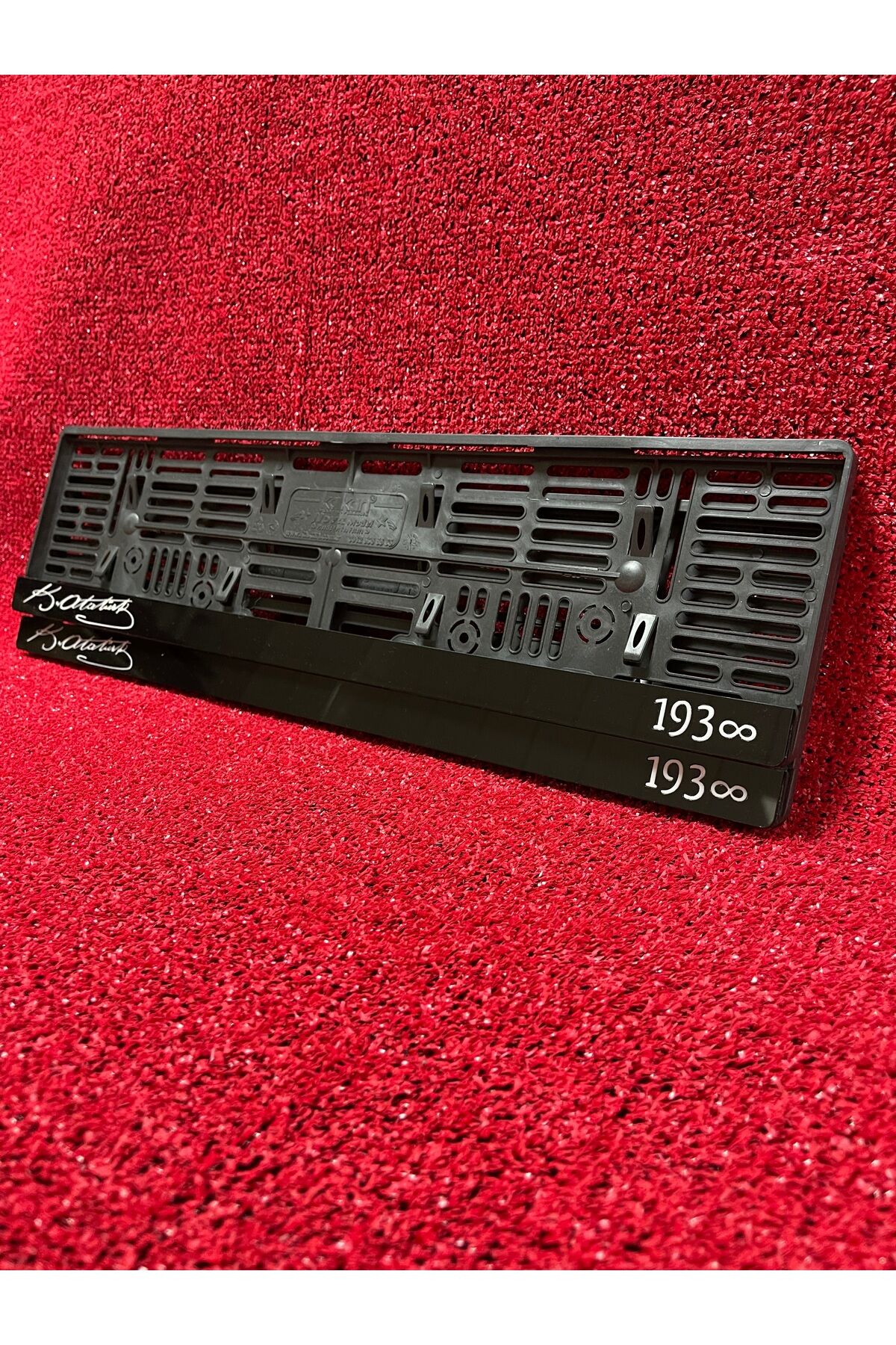 Plakalık Oto Araba Plakalığı K.ATATÜRK İmzalı 1938 Yazılı Logolu Plakalık