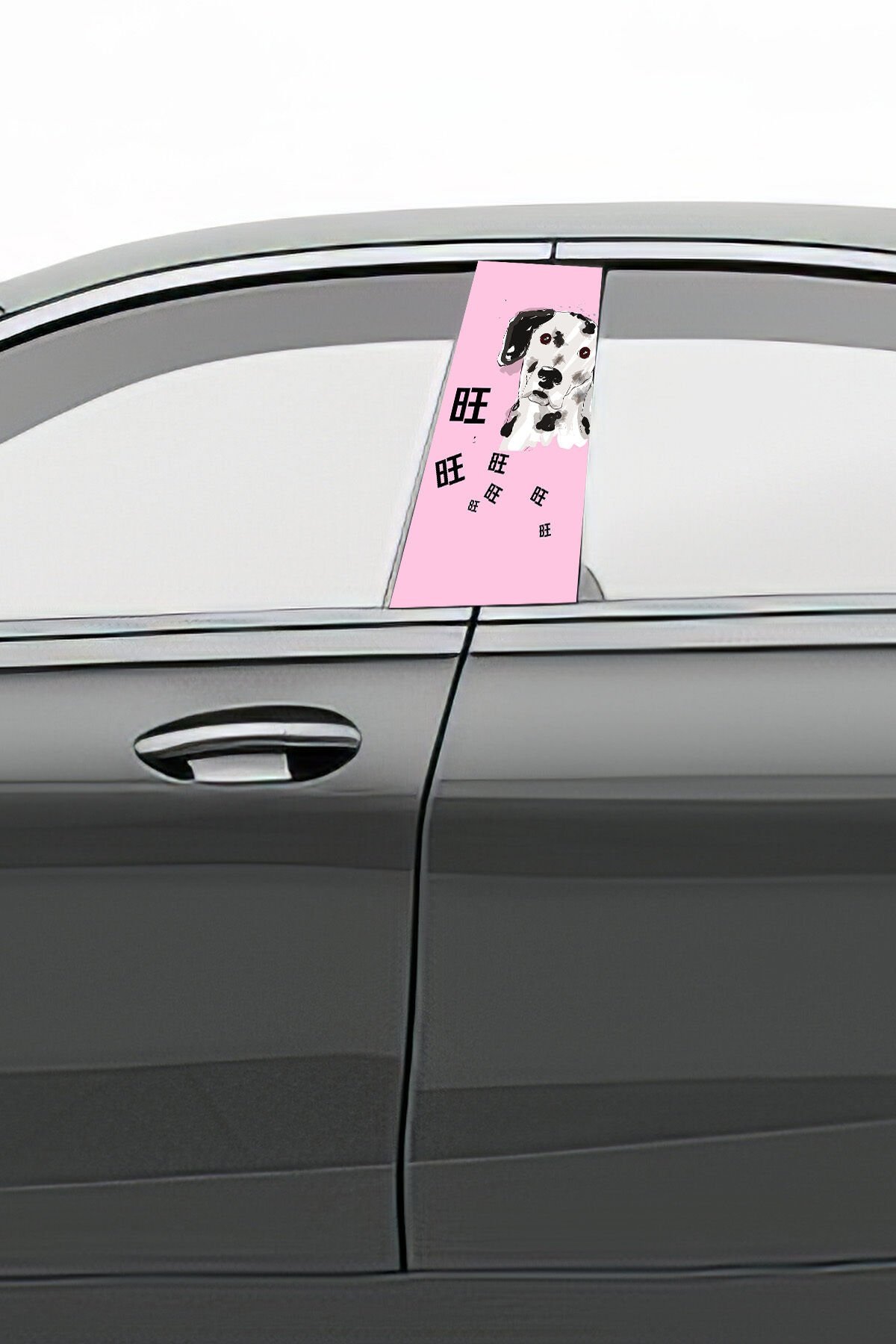 Araç Kapı Direk Kaplama Folyosu Desenli (Sağ Sol Takım) (2 Adet) - 22x50 Cm