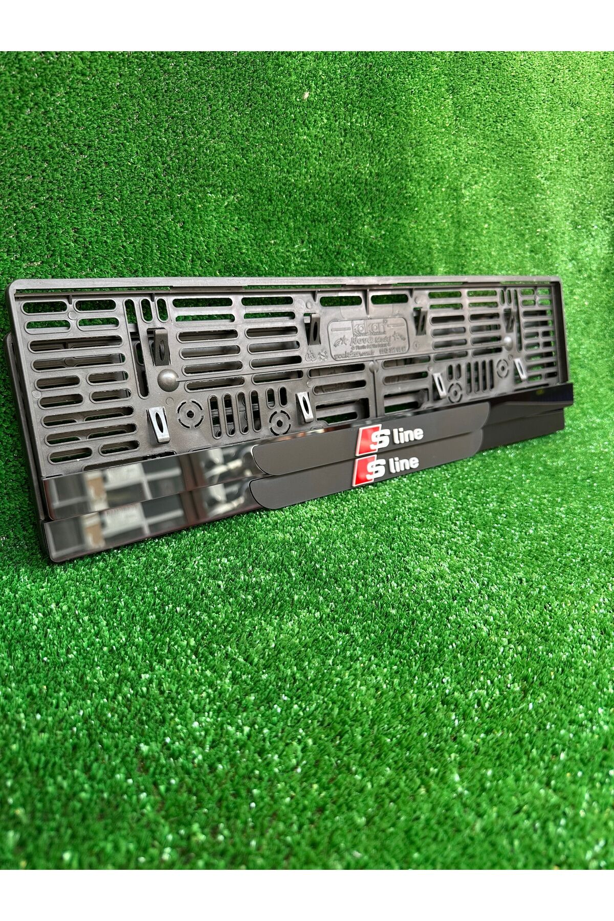 Pleksi Otomobil Plakalık Ahenk Model S line Logolu Plakalık