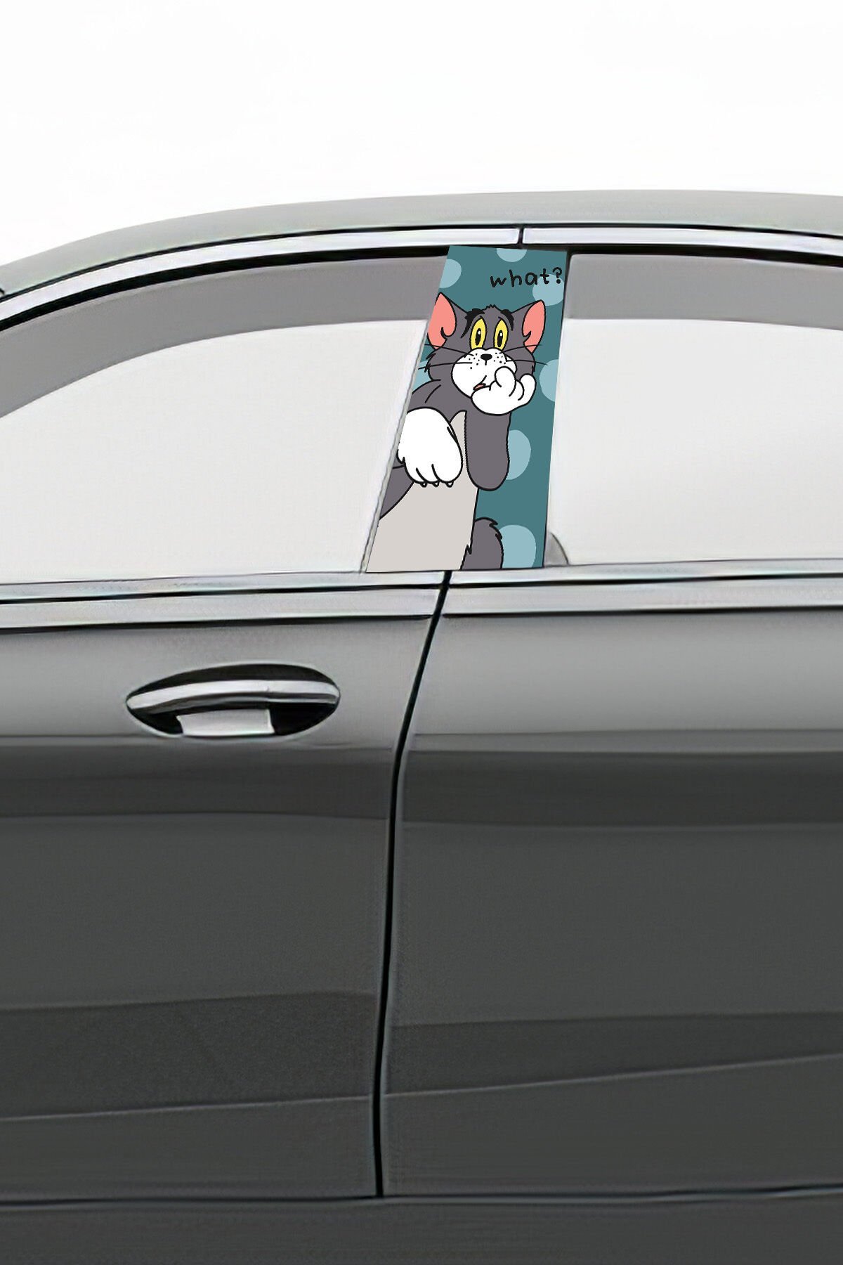 Araç Kapı Direk Kaplama Folyosu Desenli (Sağ Sol Takım) (2 Adet) - 22x50 Cm