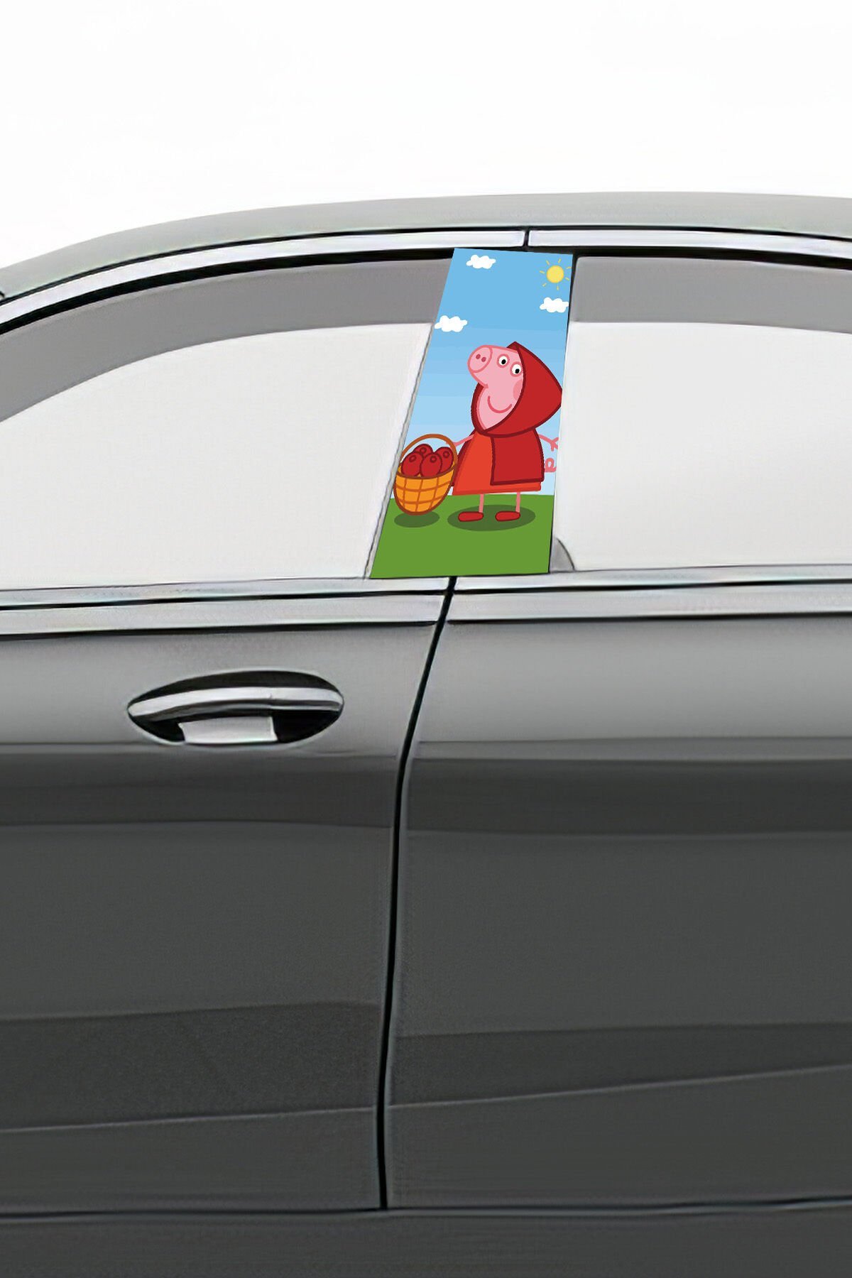 Araç Kapı Direk Kaplama Folyosu Desenli (sağ Sol Takım) (2 Adet) - 22x50 Cm