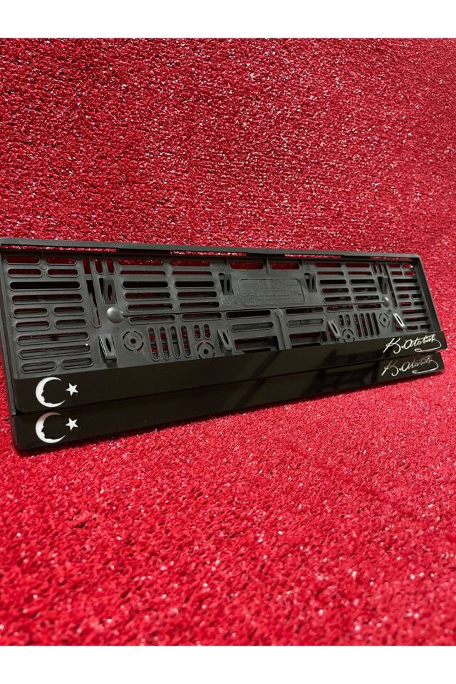 Plakalık Otomobil Ay Yıldızlı Ve K.ATATÜRK imzalı Plakalık