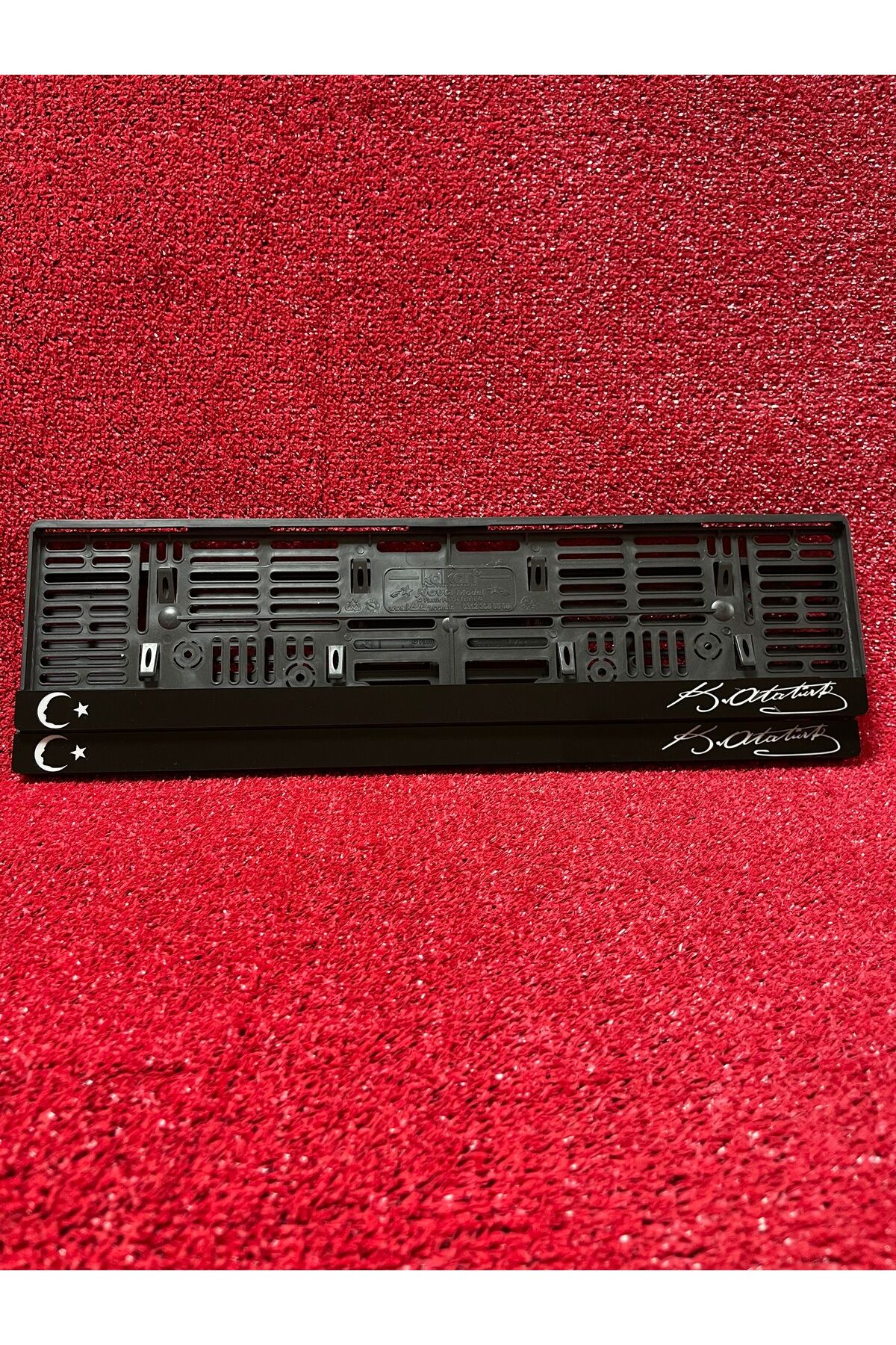 Plakalık Otomobil Ay Yıldızlı Ve K.ATATÜRK imzalı Plakalık