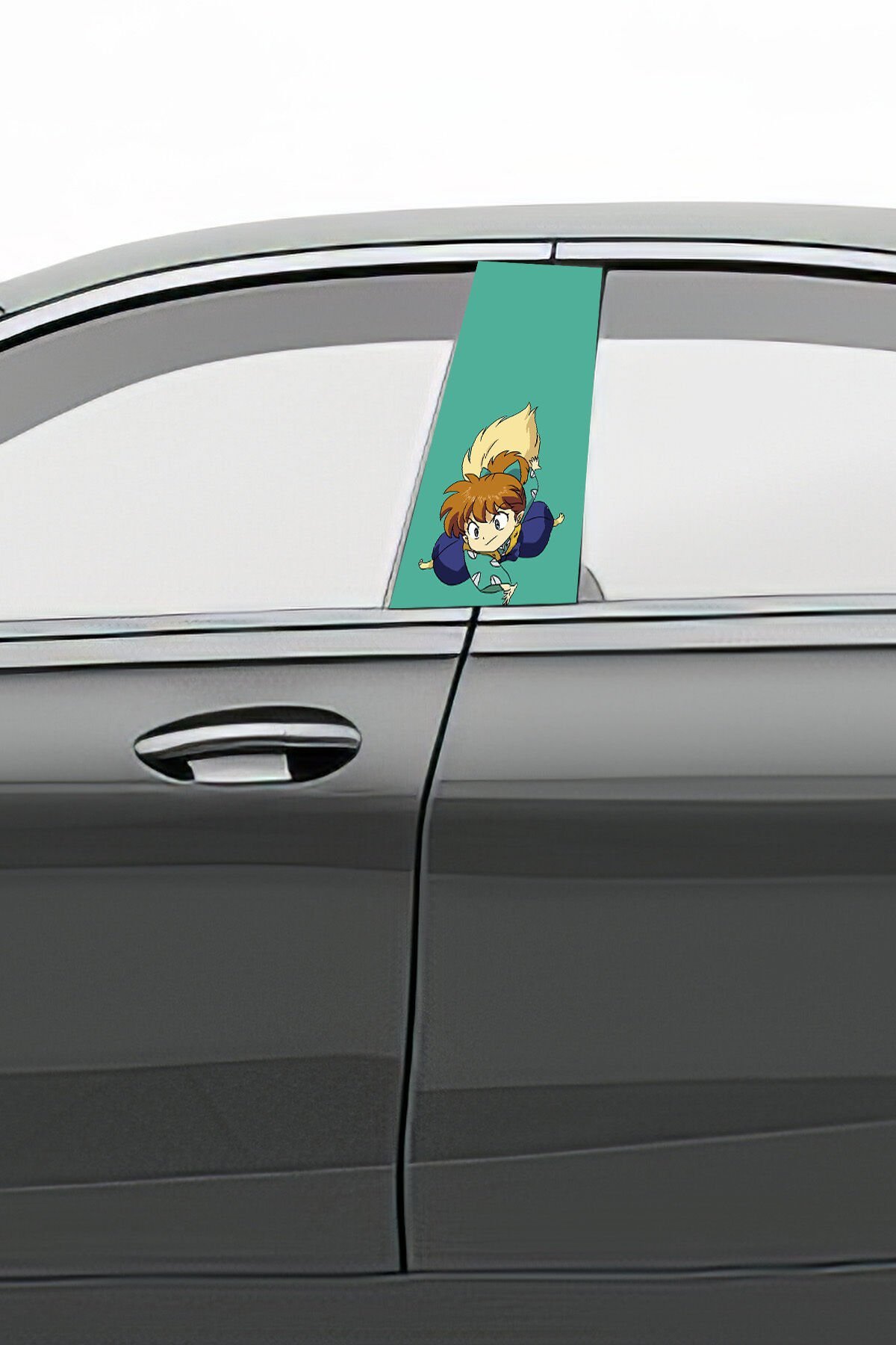 Araç Kapı Direk Kaplama Folyosu Desenli (Sağ Sol Takım) (2 Adet) - 22x50 Cm