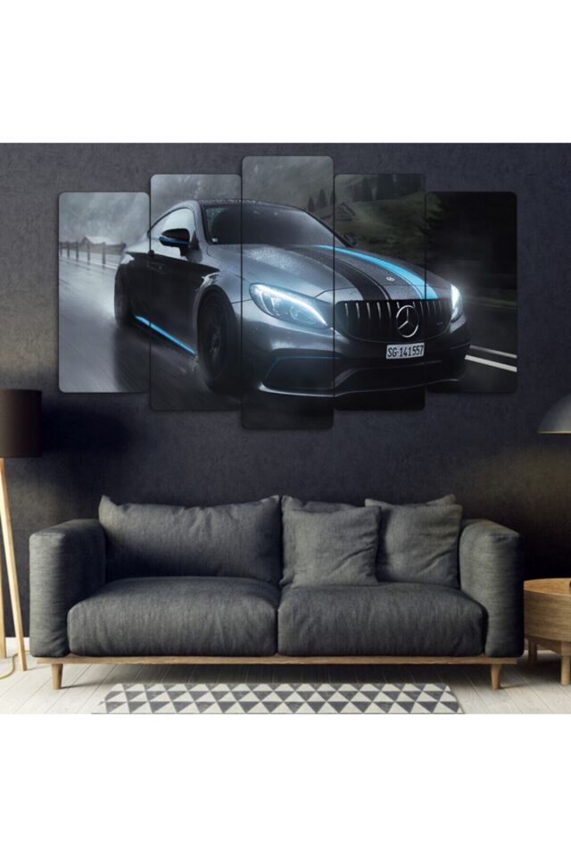 Mercedes 5 Parçalı Tablo