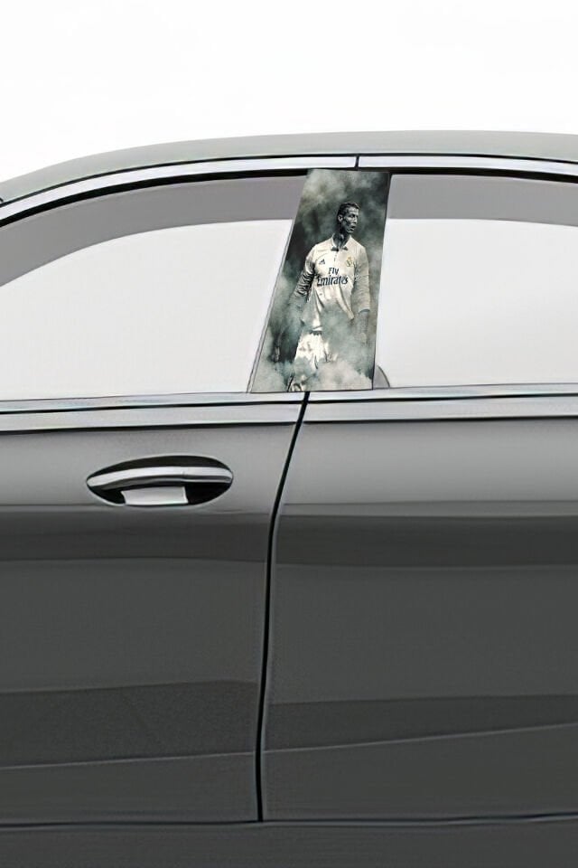 Araç Kapı Direk Kaplama Folyosu Desenli (Sağ Sol Takım) (2 Adet) - 22x50 Cm