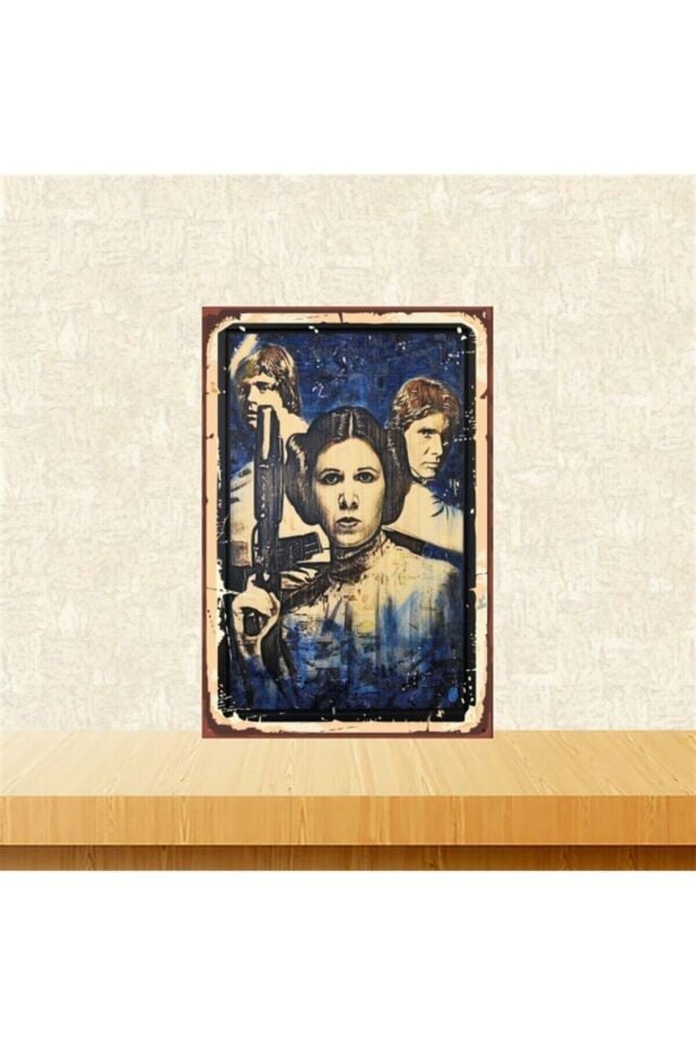 Silah Ve Kadın Tasarım Retro Ahşap Tablo Tkfx5836 20-30 Cm