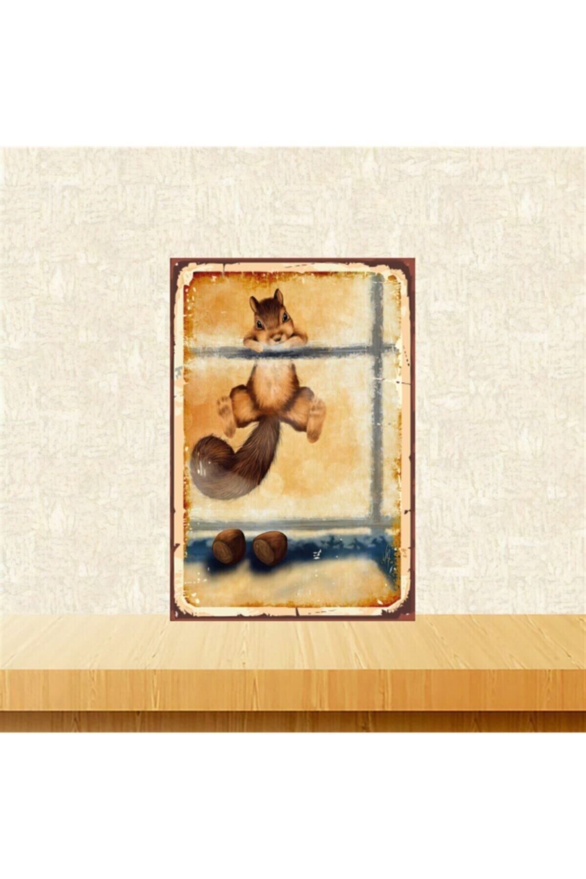 Sincap Tasarımlı 20-30 Cm Retro Ahşap Tablo Tkfx4624