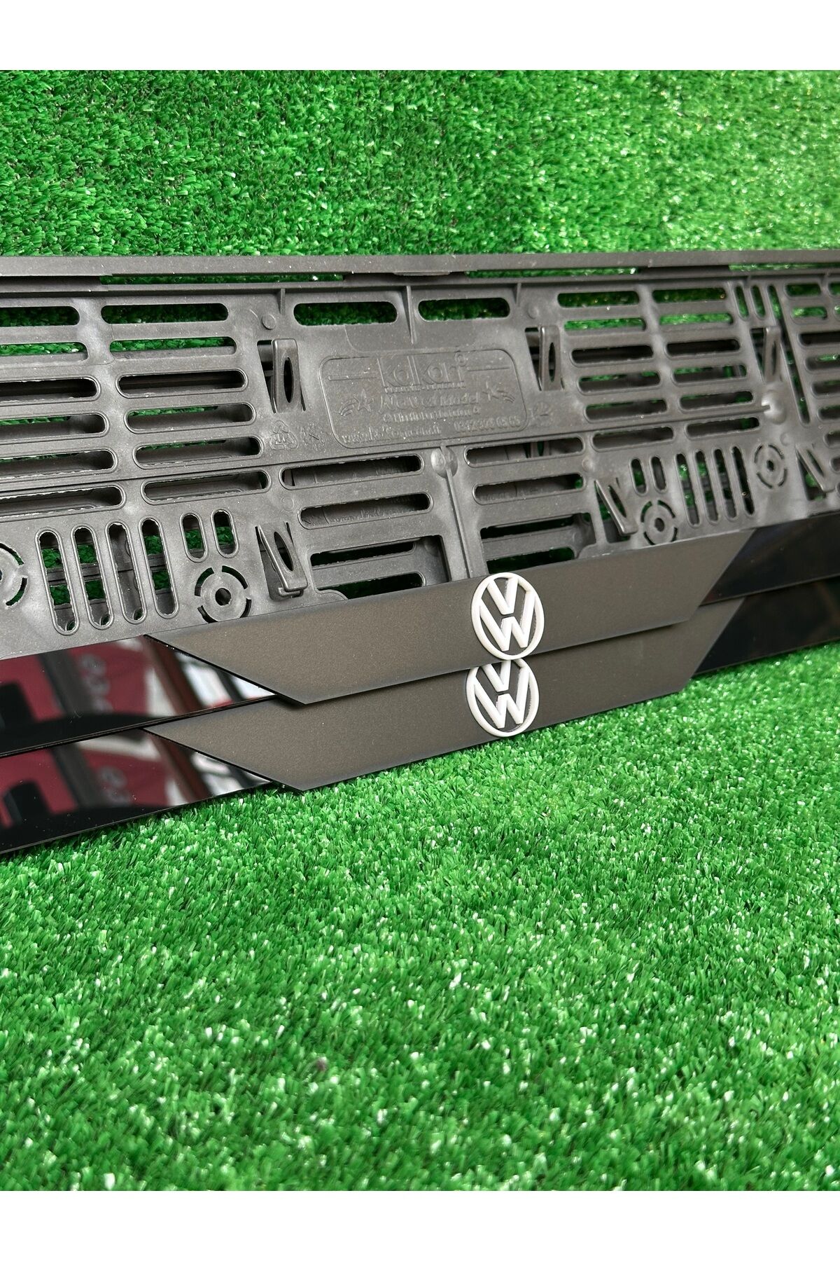 Pleksi Otomobil Plakalık Dubai Model Volkswogen Logolu Plakalık