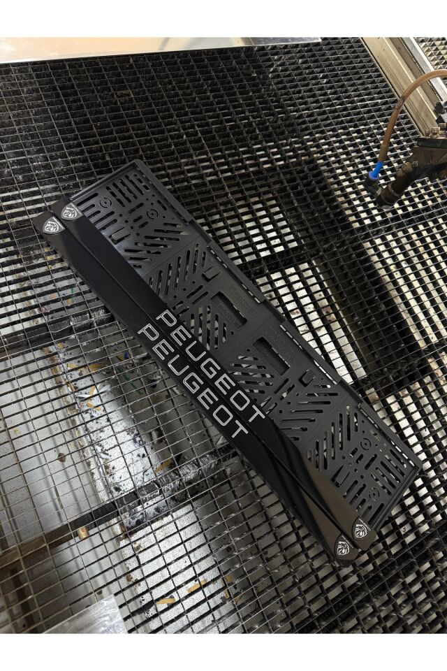 PEUGEOT MODEL UYUMLU KAZIMA LOGOLU PLEKSİ PLAKALIK