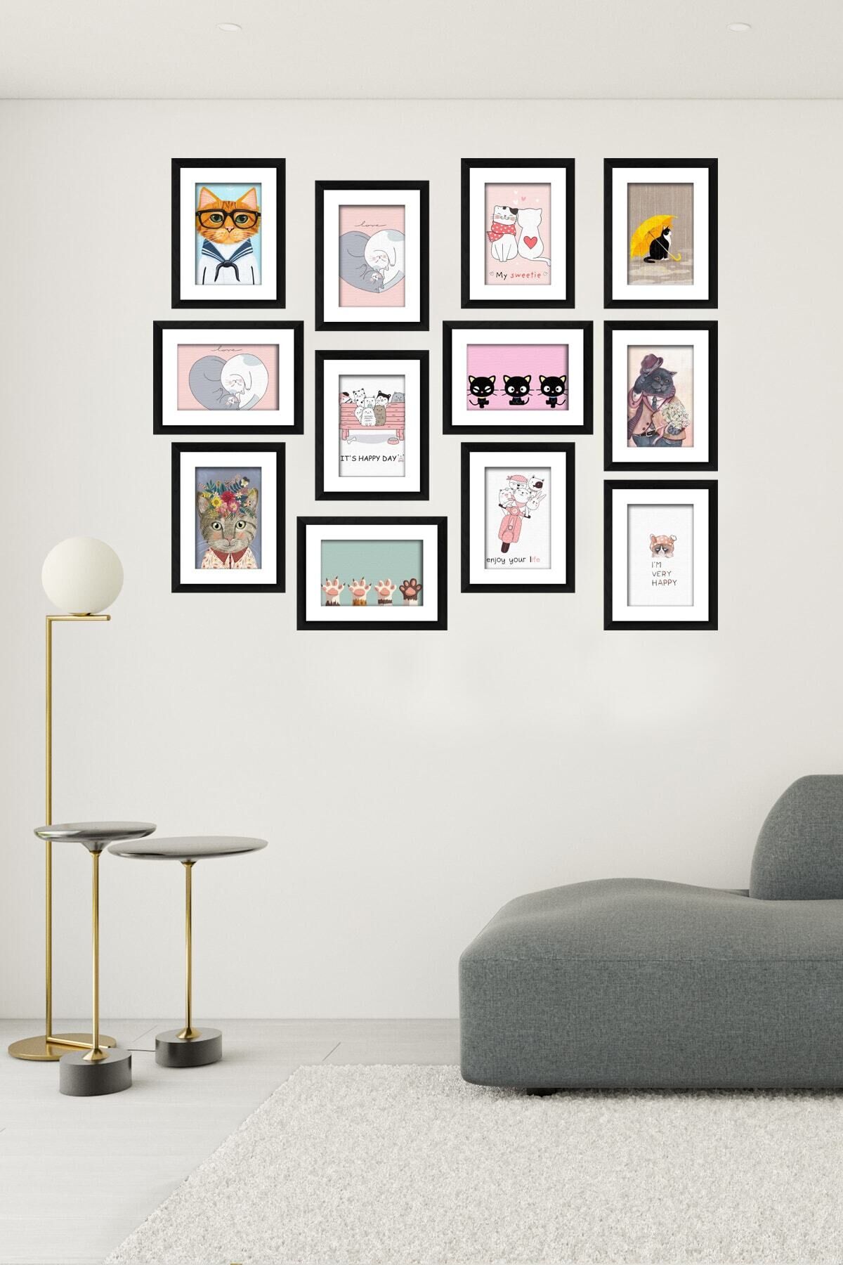 Modern Style 12 Parçalı Mdf Tablo Mck085