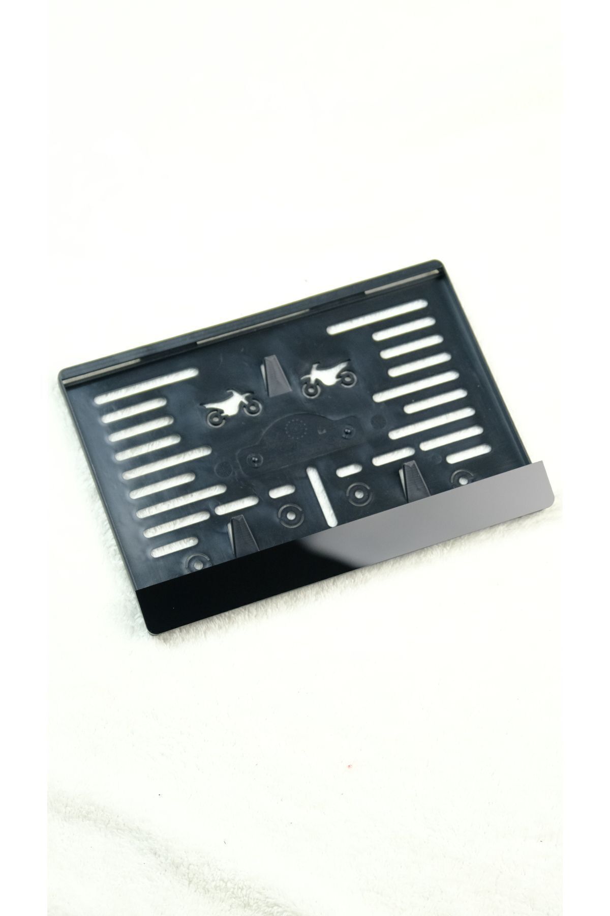 PİANO BLACK / PARLAK SİYAH PLEKSİ MOTOSİKLET PLAKALIK (YAZISIZ)