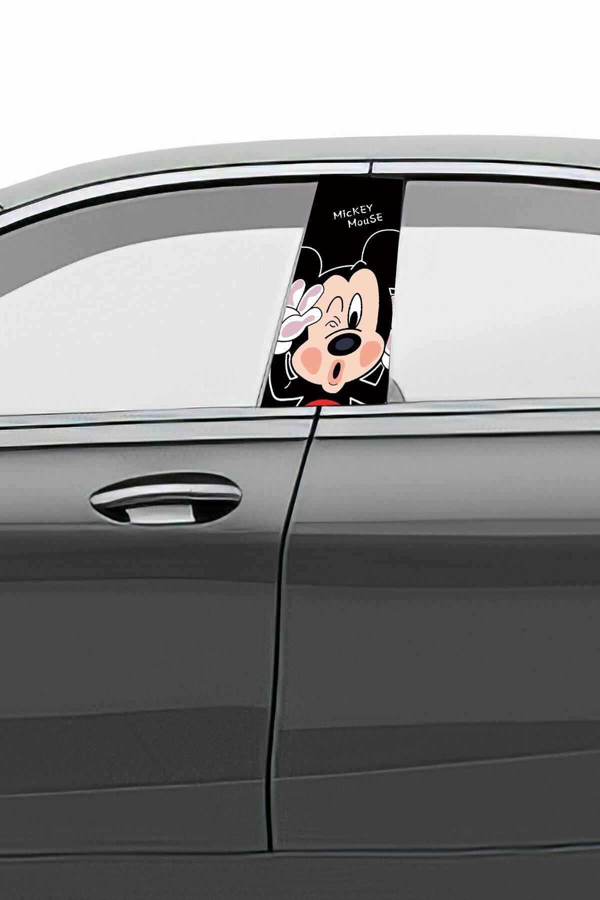 Araç Kapı Direk Kaplama Folyosu Desenli (Sağ Sol Takım) (2 Adet) - 22x50 Cm