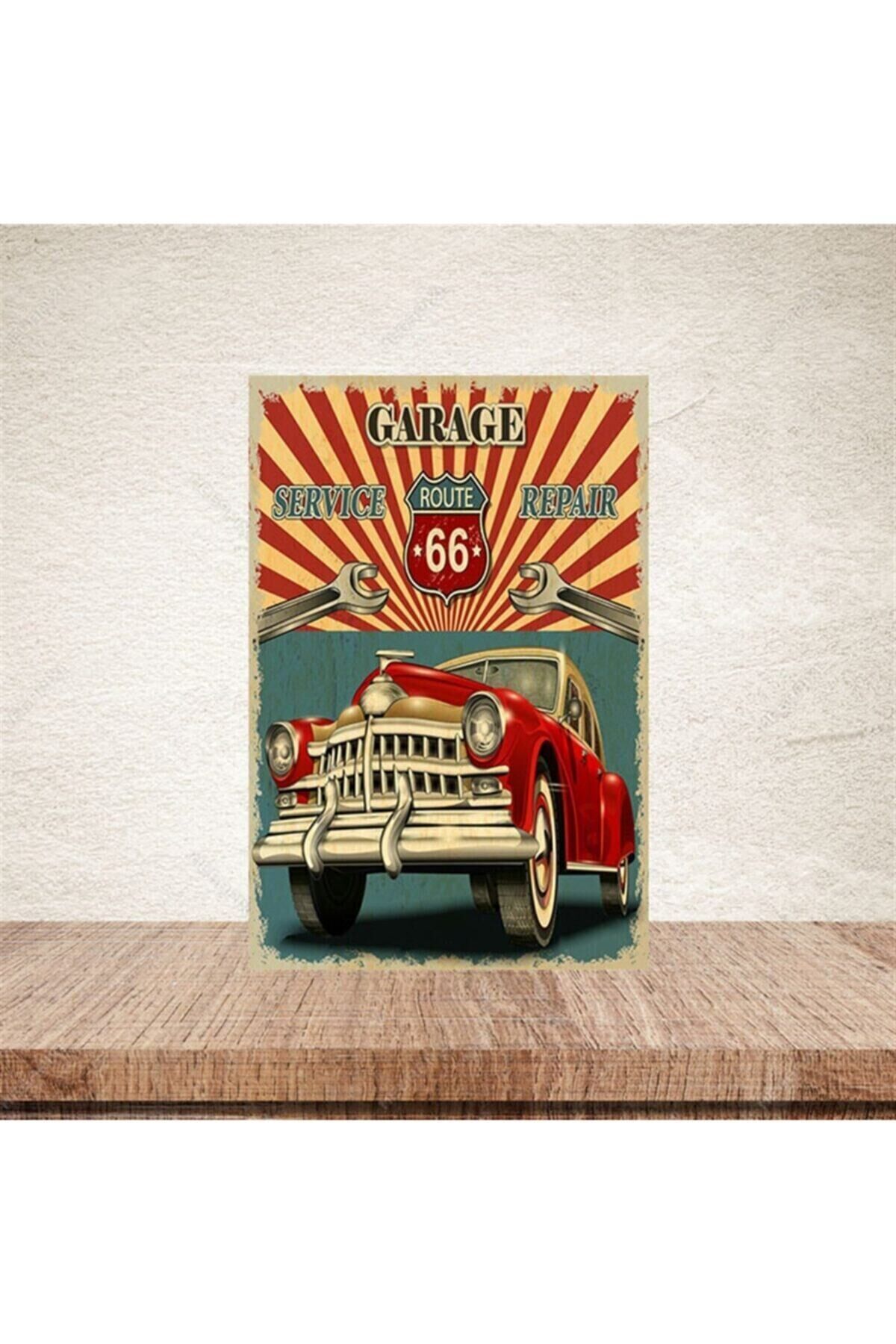 Grage Retro Ahşap Poster 20x30 cm