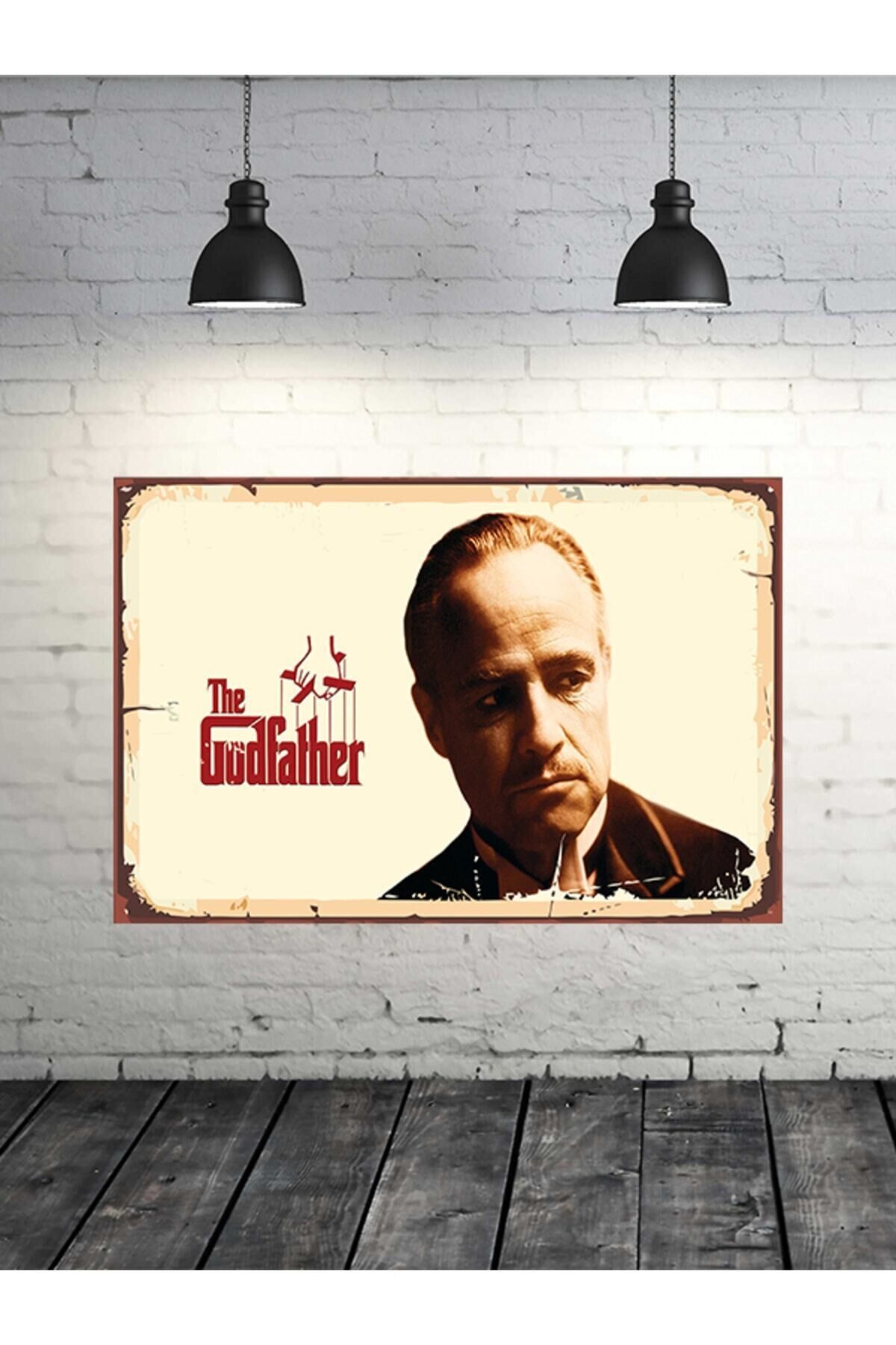 The Godfather 20x30 cm Retro Ahşap Tablo