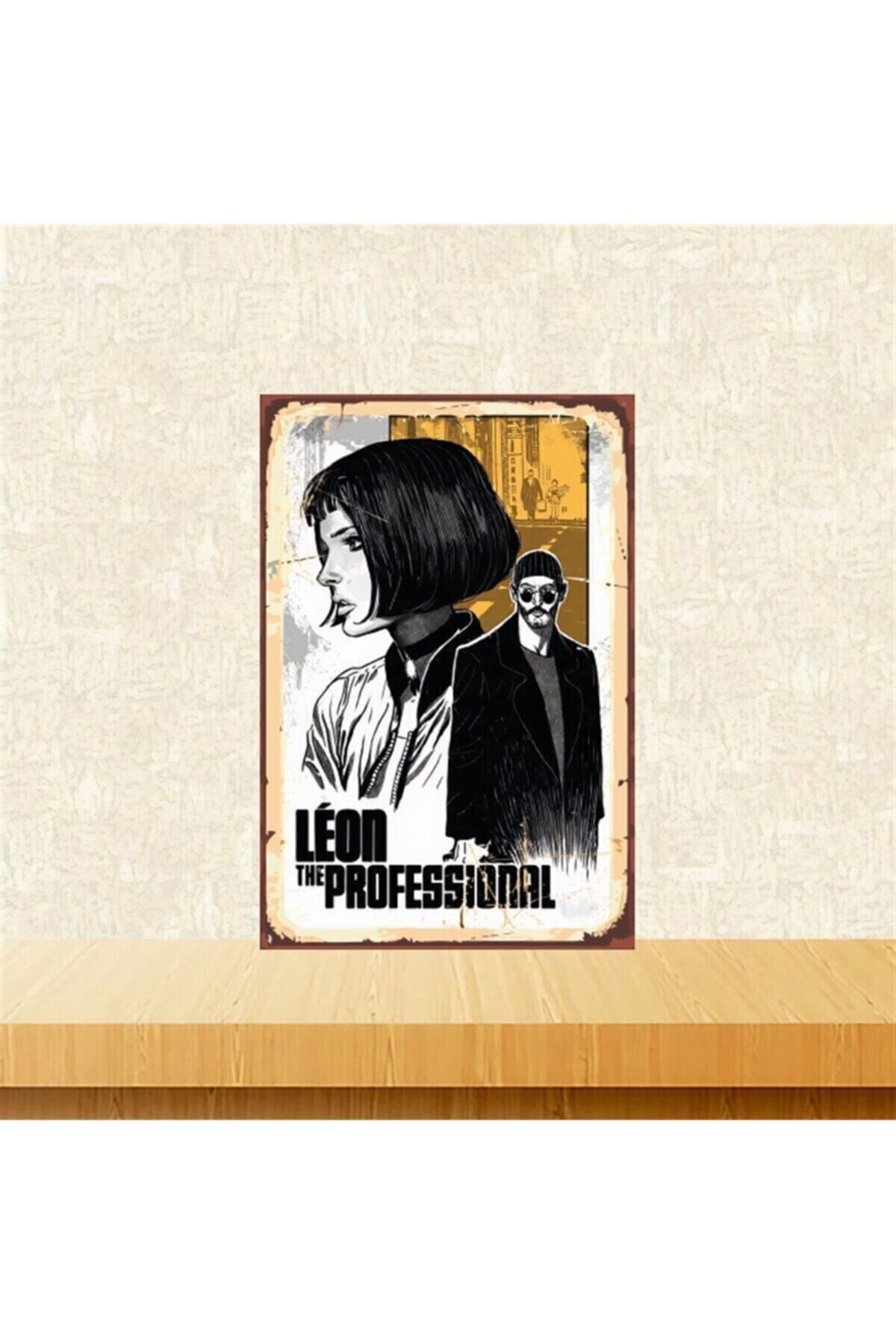 Leon:the Professional 20-30 Cm Retro Ahşap Tablo Tkfx5094