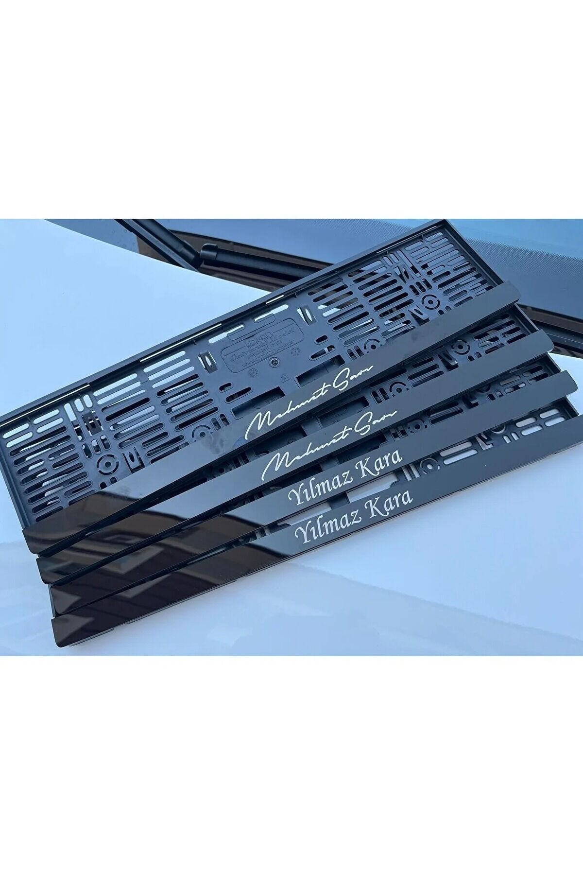 PLEKSİ MARKALAMA ARAÇ PLAKALIĞI 2 ADET