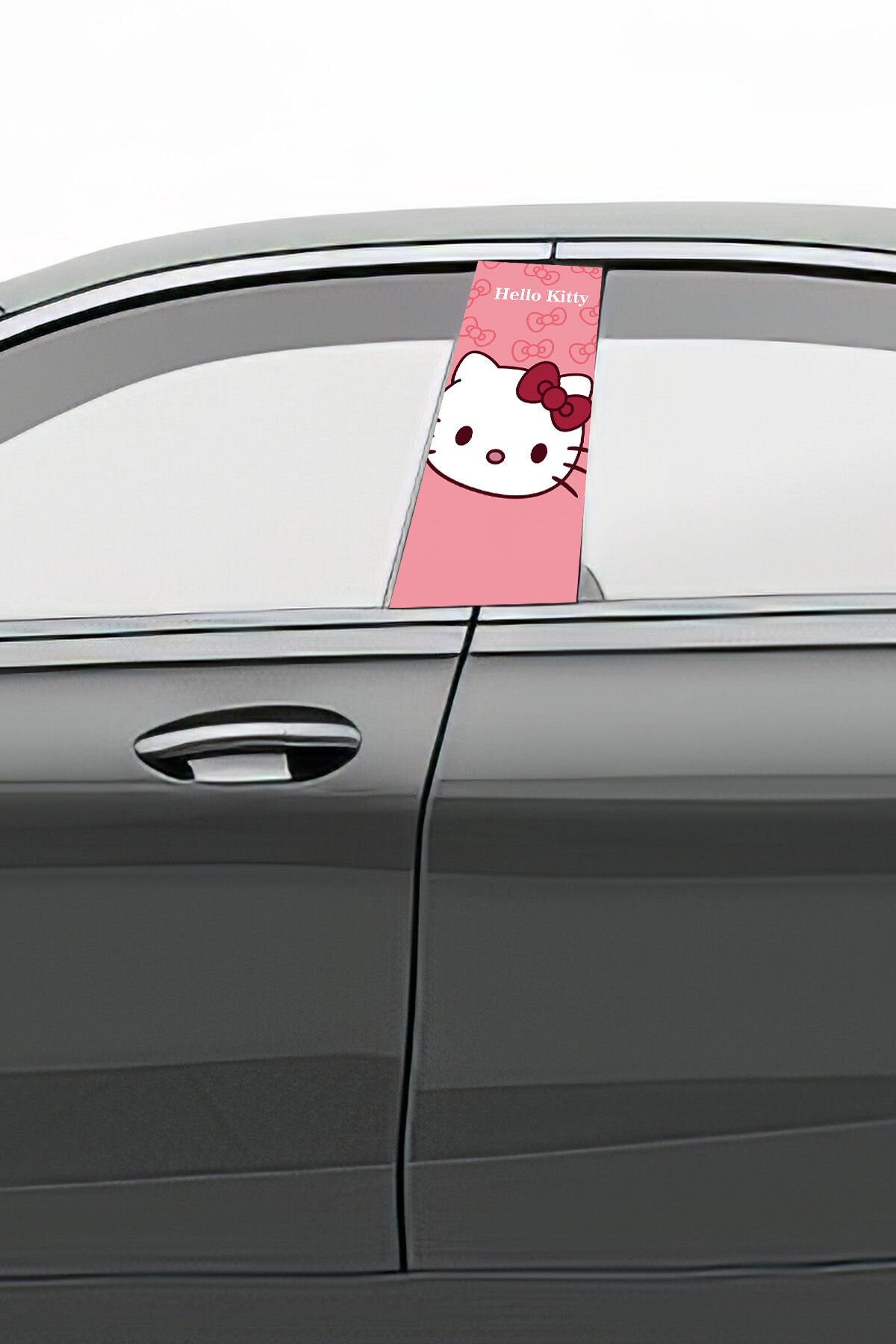 Araç Kapı Direk Kaplama Folyosu Desenli (Sağ Sol Takım) (2 Adet) - 22x50 Cm