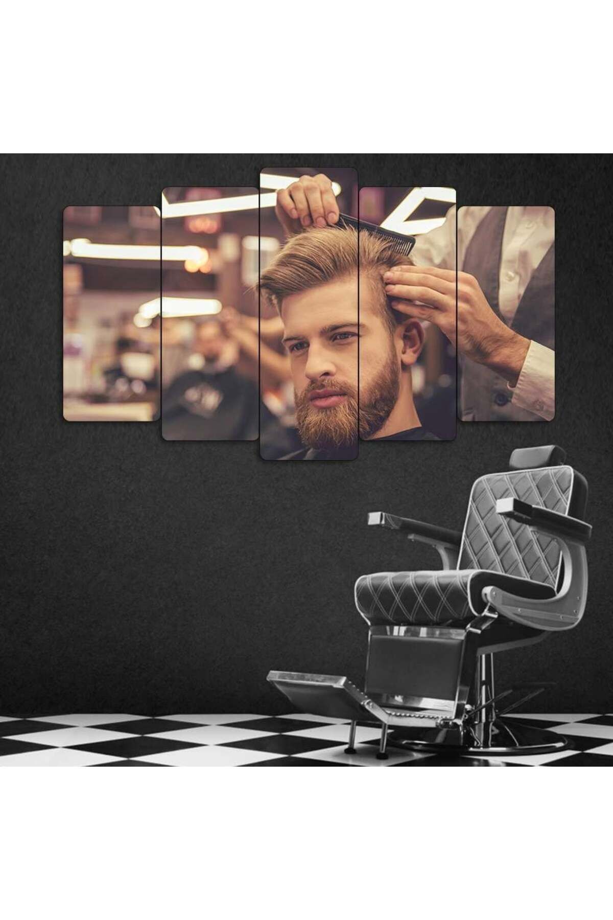 Stil Sahibi Erkek - 5 Parçalı Berber Tablo