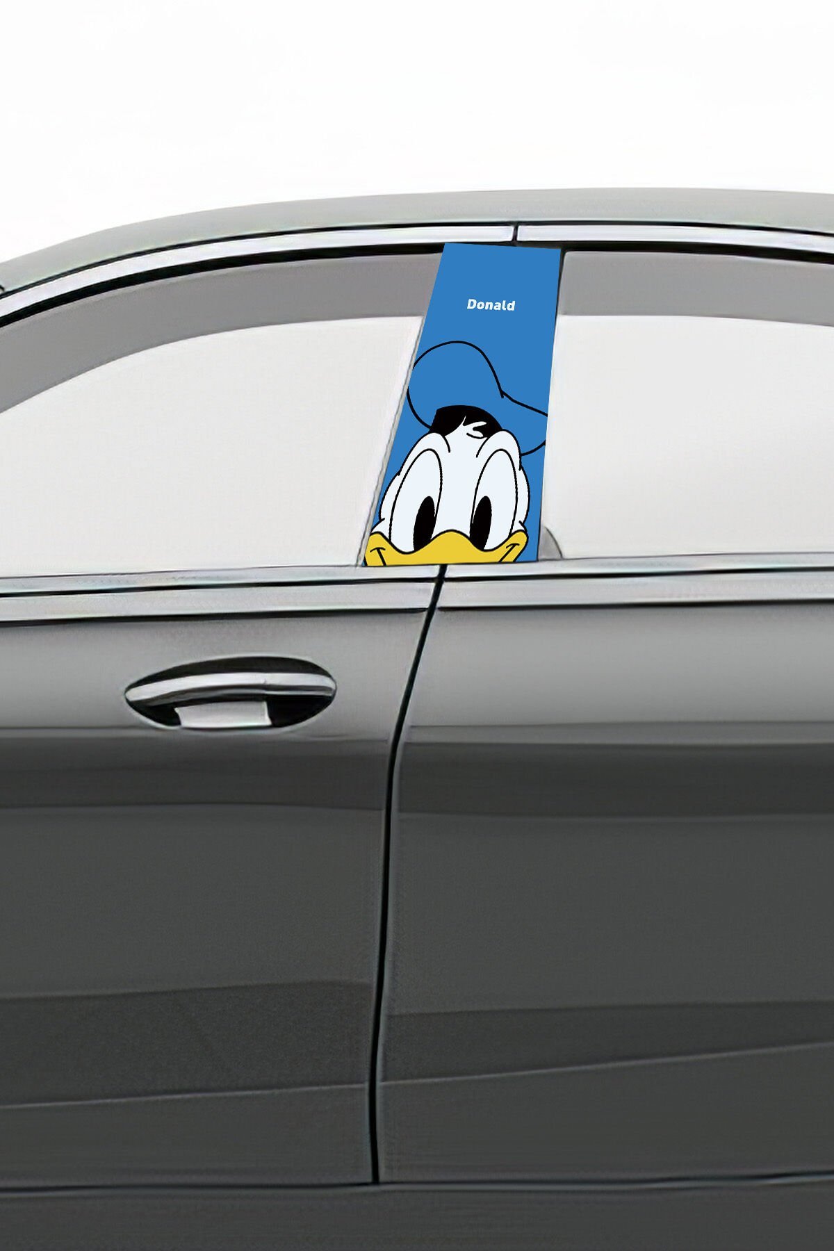 Araç Kapı Direk Kaplama Folyosu Desenli (Sağ Sol Takım) (2 Adet) -Uyumlu  22x50 cm