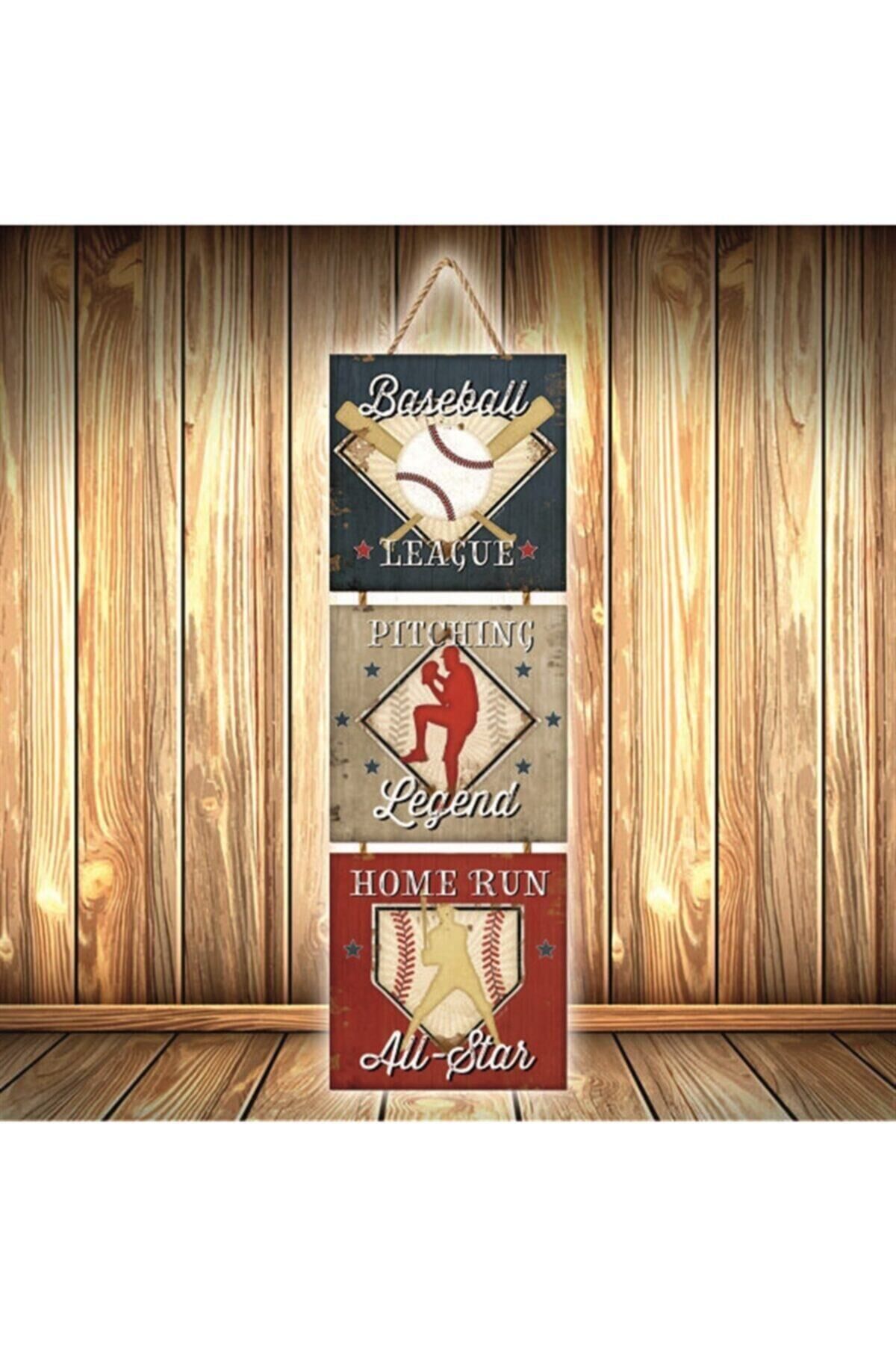 Sporcu Tasarımlı Retro Ahşap Poster Ü366