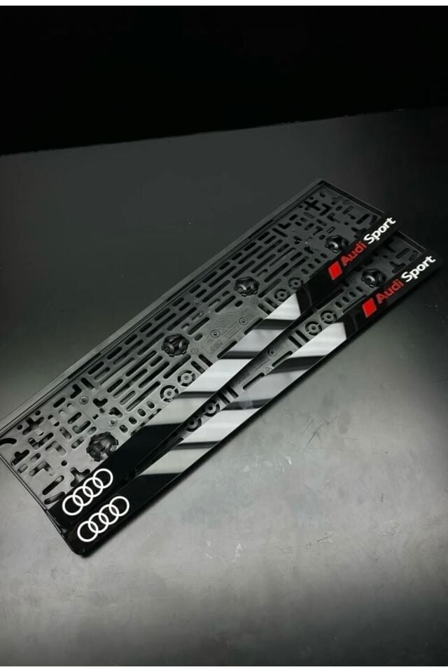 5D LÜX AUDİ SPORT KABARTMA TAKMATİK PLEKSİ PLAKALIK