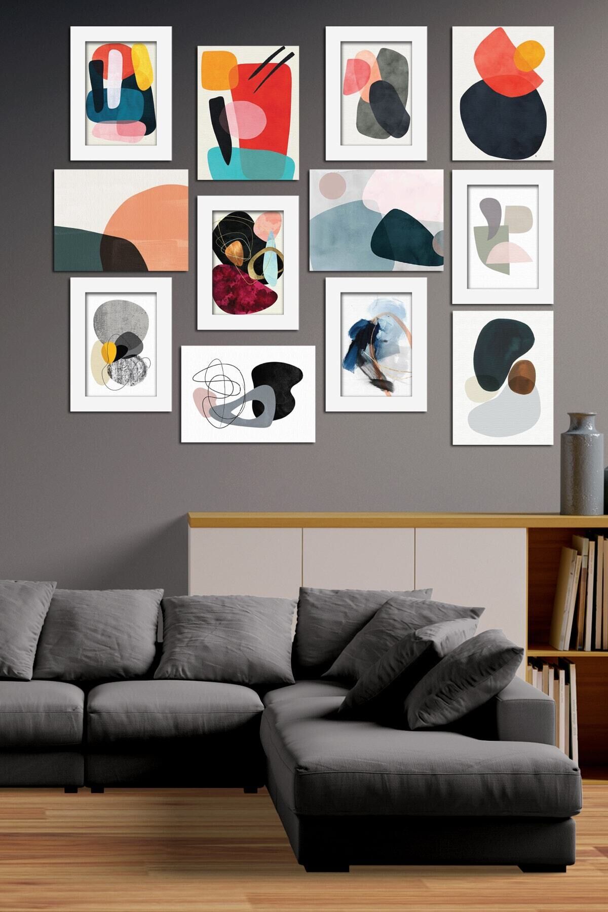 Modern Style 12 Parçalı Mdf Tablo Mck020