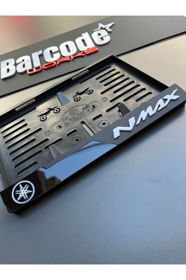 N Max Motorsiklet Plakalık Mat Model Yamaha Maxi Scooter Standart Plakakalık