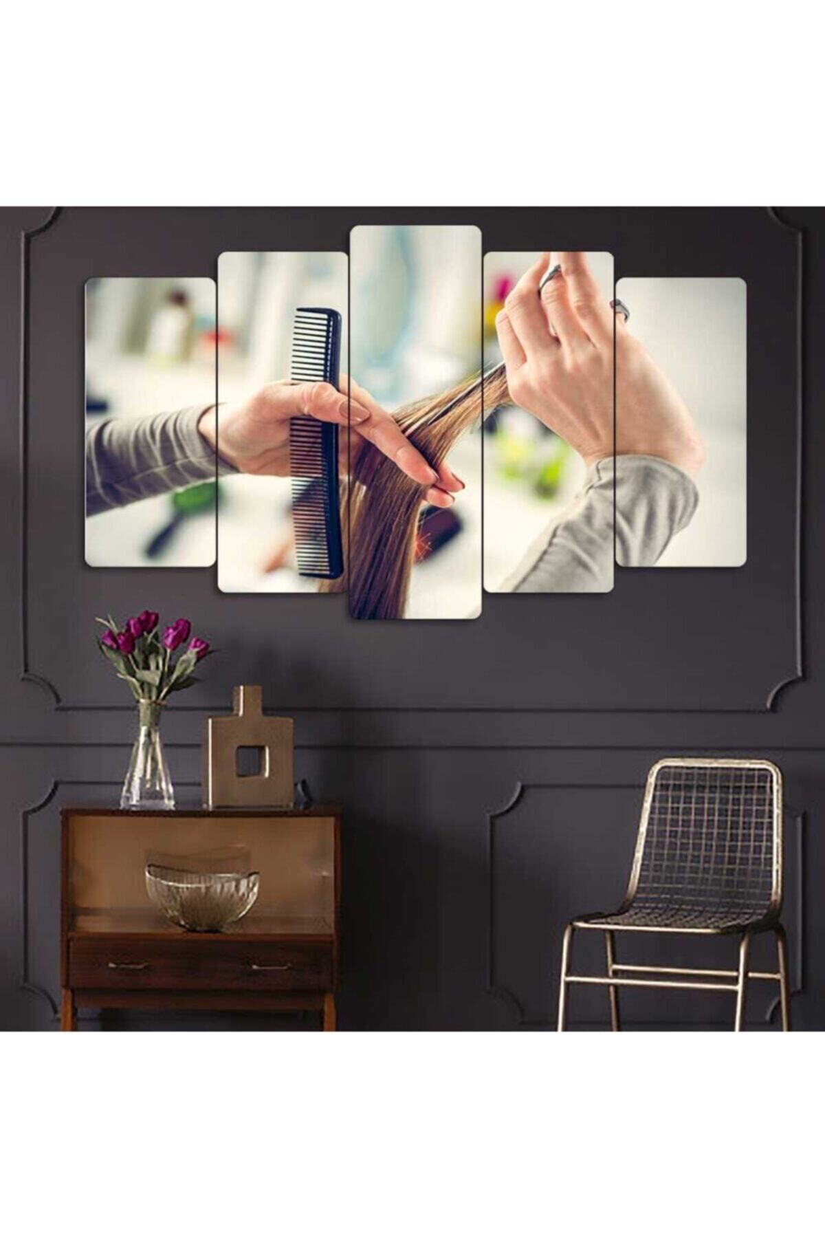 Kuaför, Saç Tasarım - 5 Parçalı Tablo