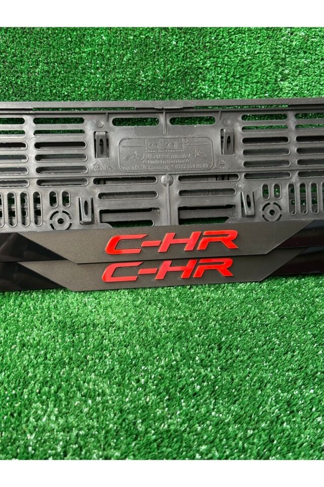 Pleksi Otomobil Plakalık Toyota C-HR Uygılama Logolu