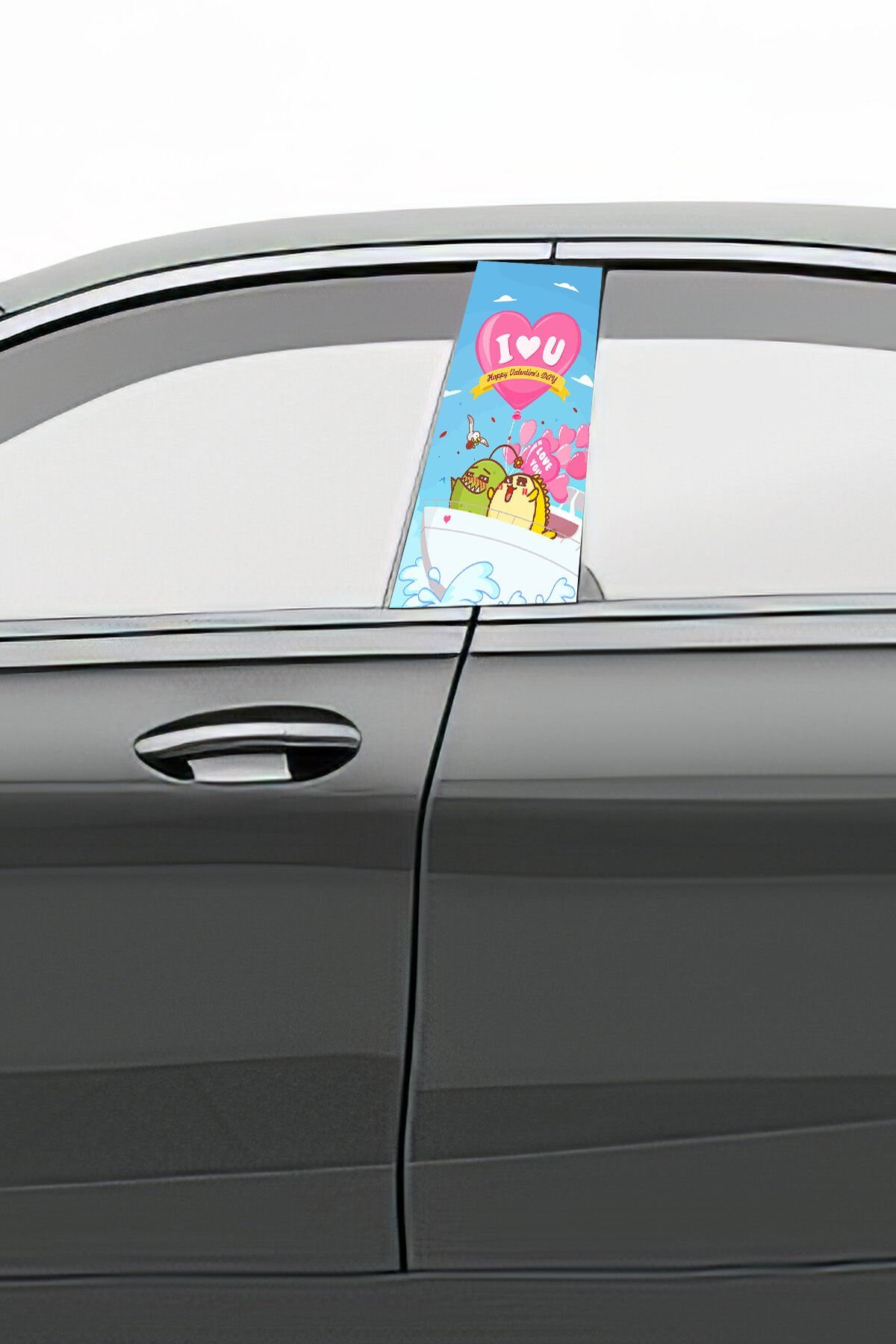 Araç Kapı Direk Kaplama Folyosu Desenli (Sağ Sol Takım) (2 Adet) - 22x50 Cm