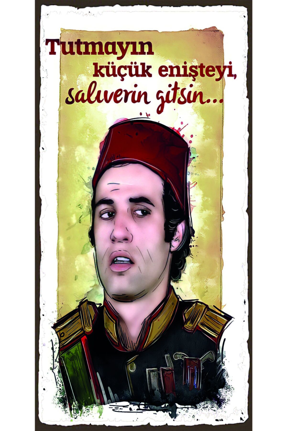 Türk Sineması Yeşilçam Özel Kolleksiyonu Tasarım Ahşap Poster