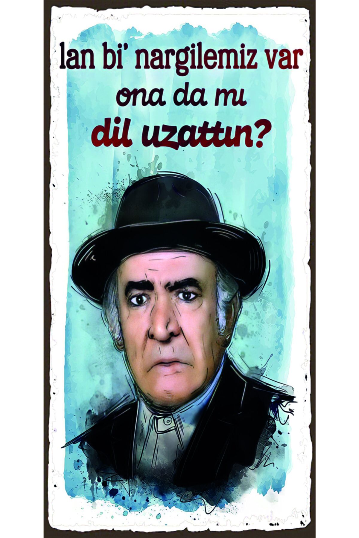 Türk Sineması Yeşilçam Özel Kolleksiyonu Tasarım Ahşap Poster