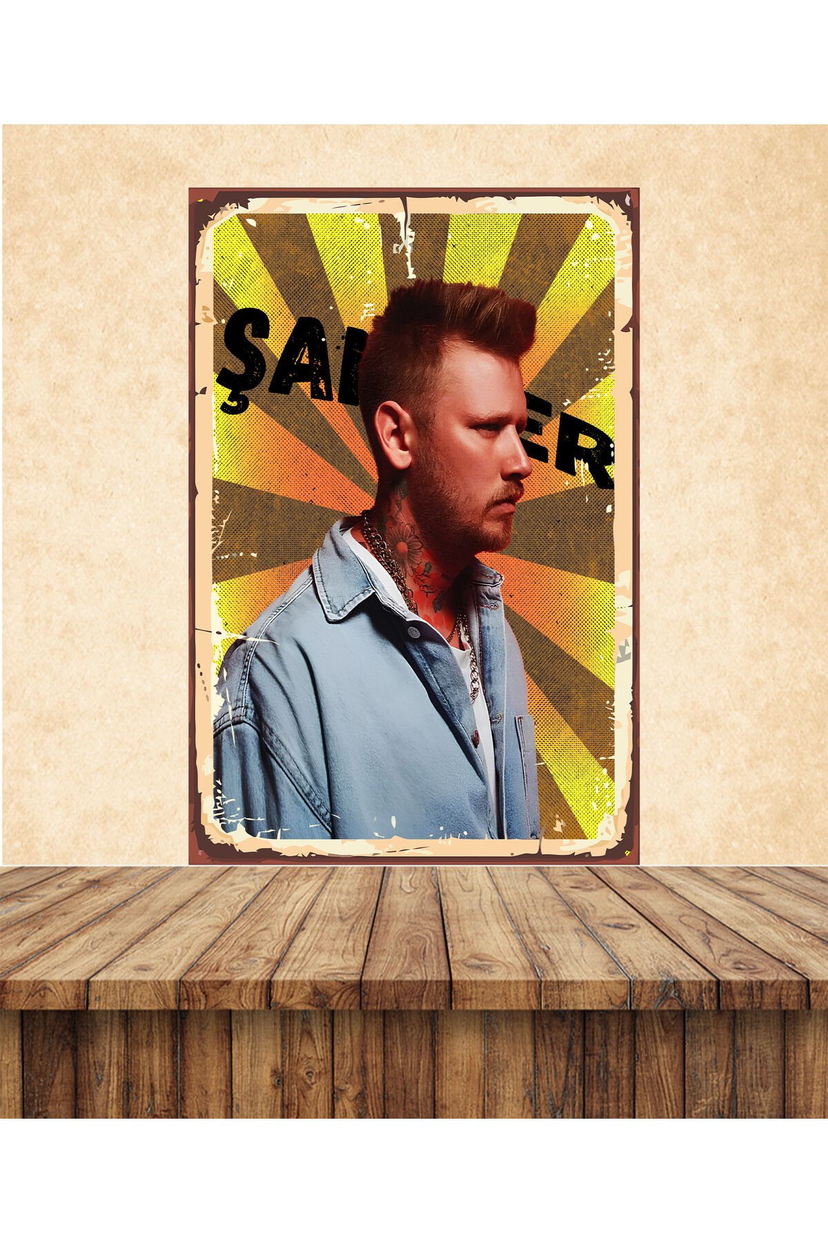 Şanışer Temalı 20 x 30 CM MDF Duvar Tablosu 02 UVI BASKI