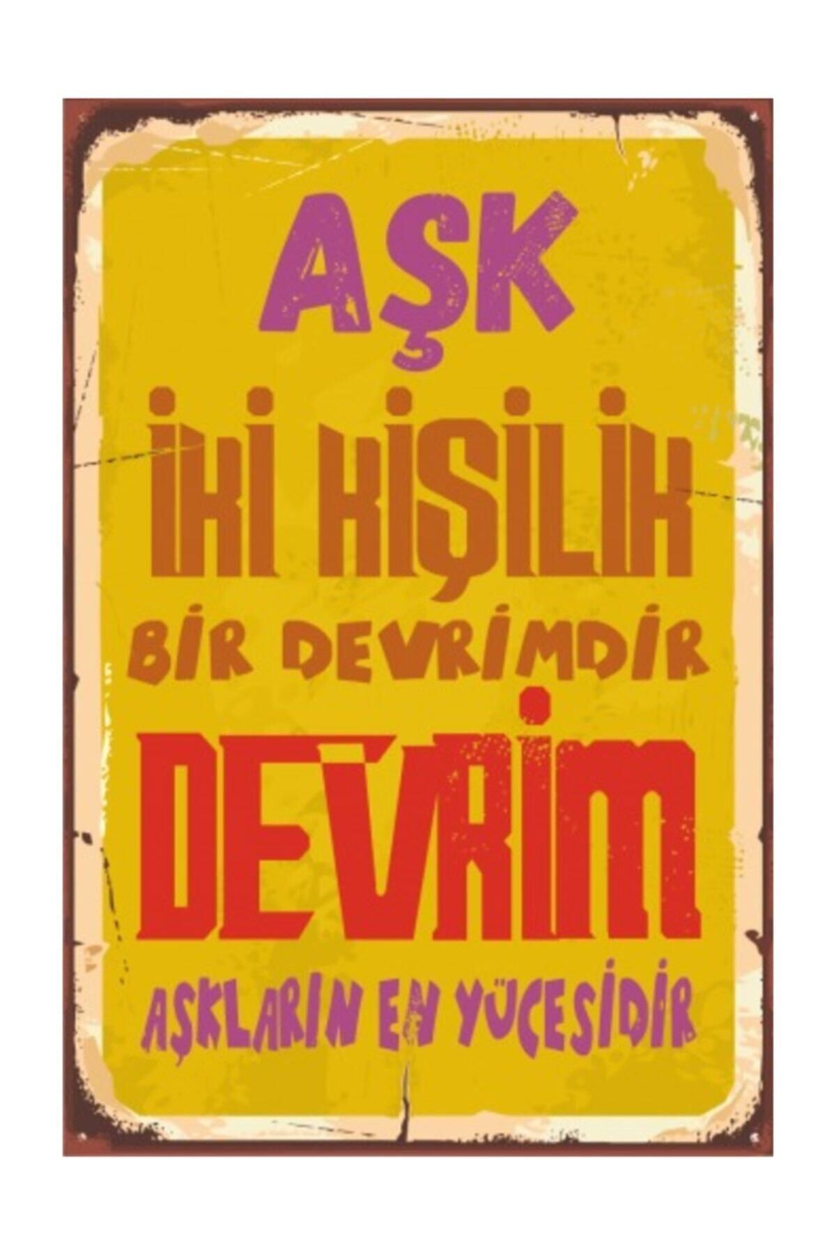 Bira Retro Vintage Ahşap Poster