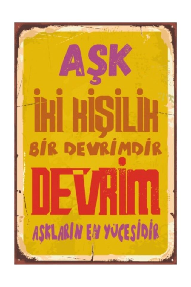 Bira Retro Vintage Ahşap Poster