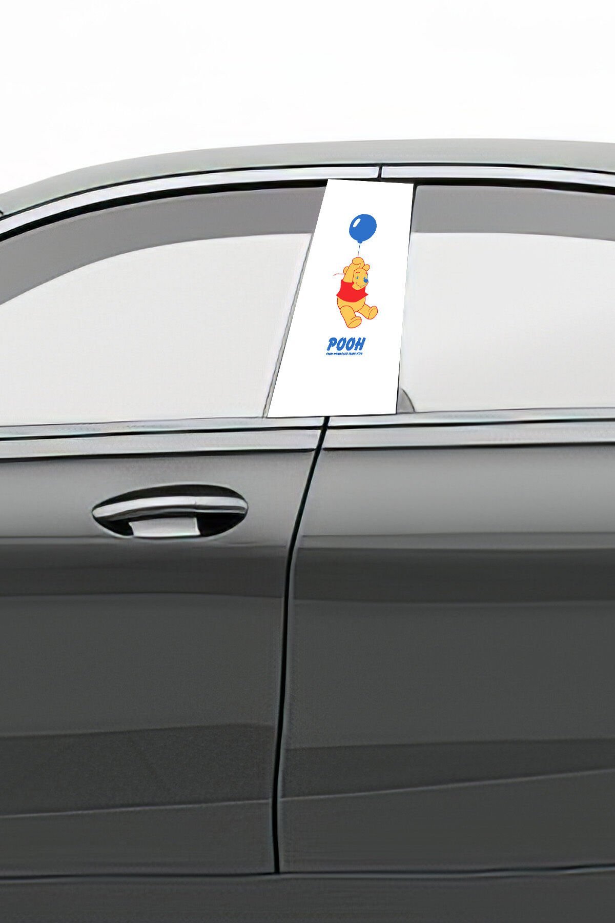 Araç Kapı Direk Kaplama Folyosu Desenli (Sağ Sol Takım)Uyumlu  (2 Adet) - 22x50 cm