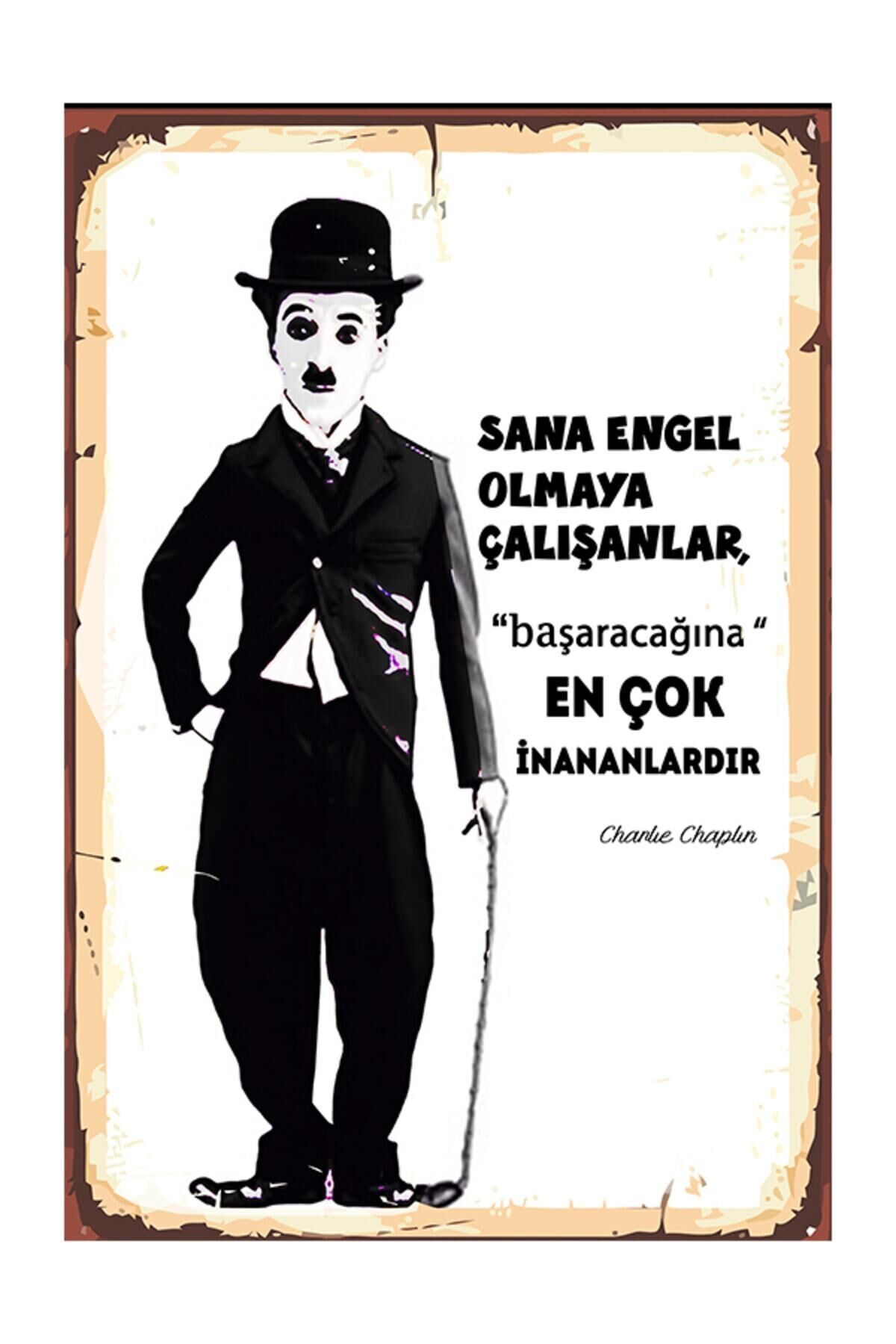 Başaracağına En Çok İnananlardır 20x30 Cm Ahşap Tablo