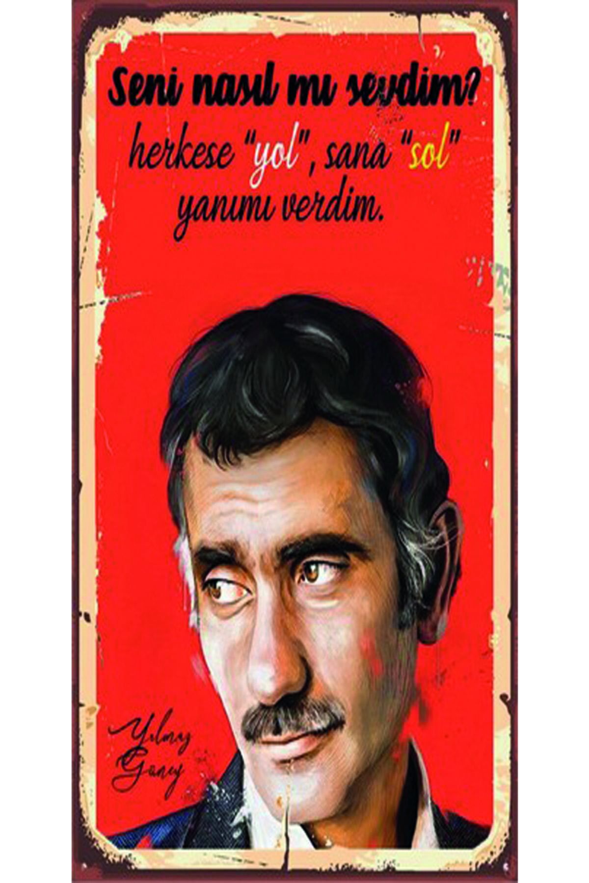 Türk Sineması Yeşilçam Özel Kolleksiyonu Tasarım Ahşap Poster