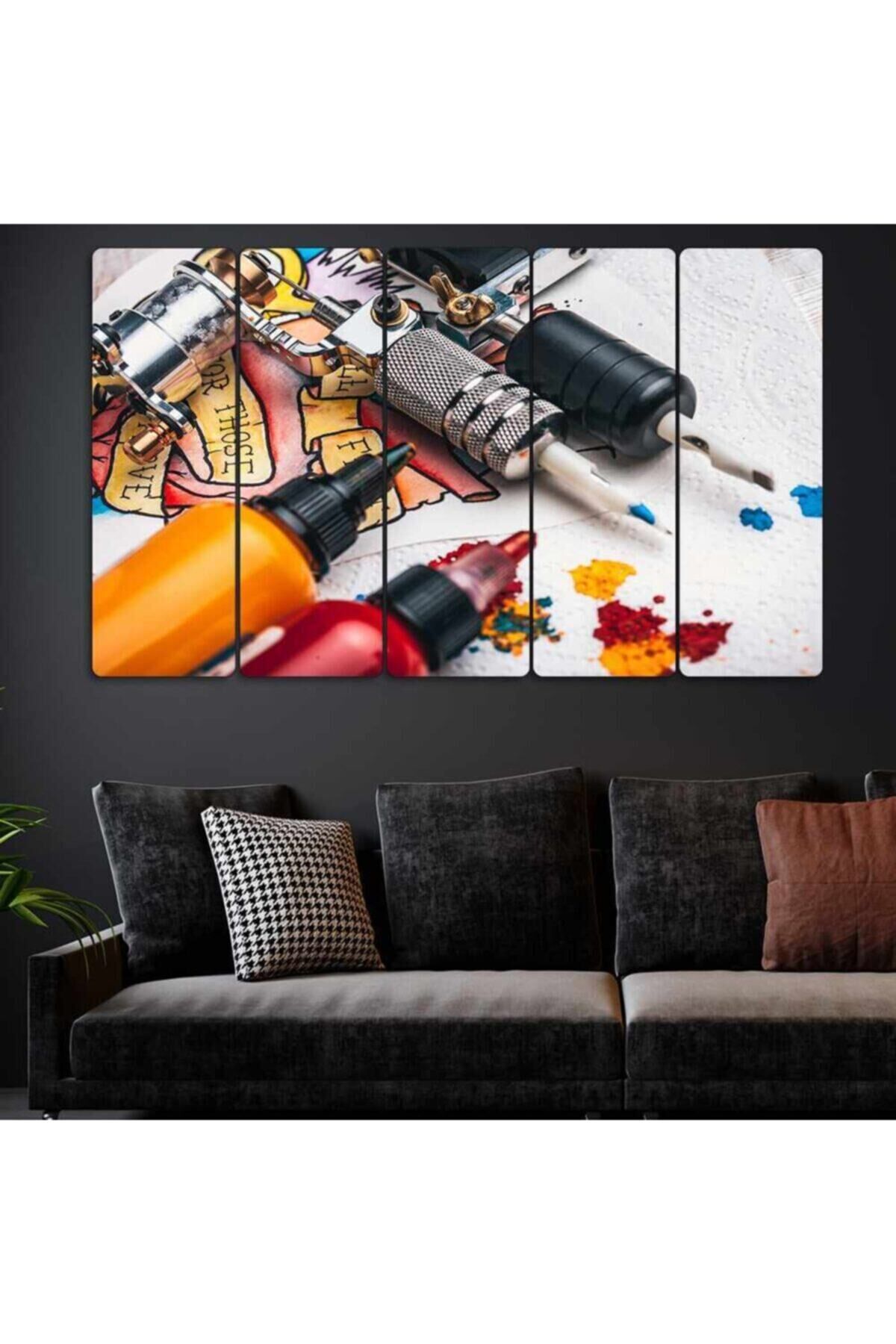 Tattoo - 5 Parçalı Tablo
