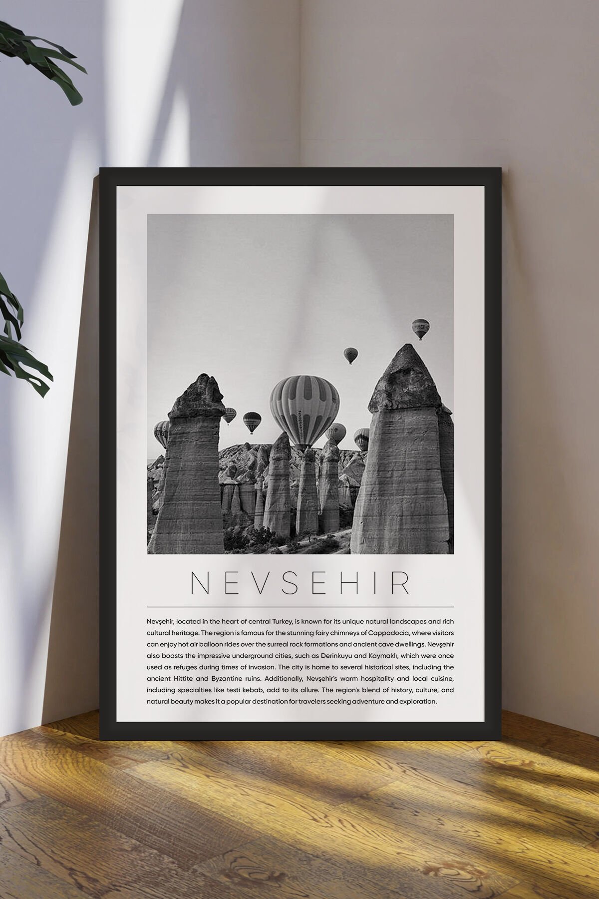 Dünya Şehirleri Koleksiyonu Çerçeve Görünümlü Mdf Tablo