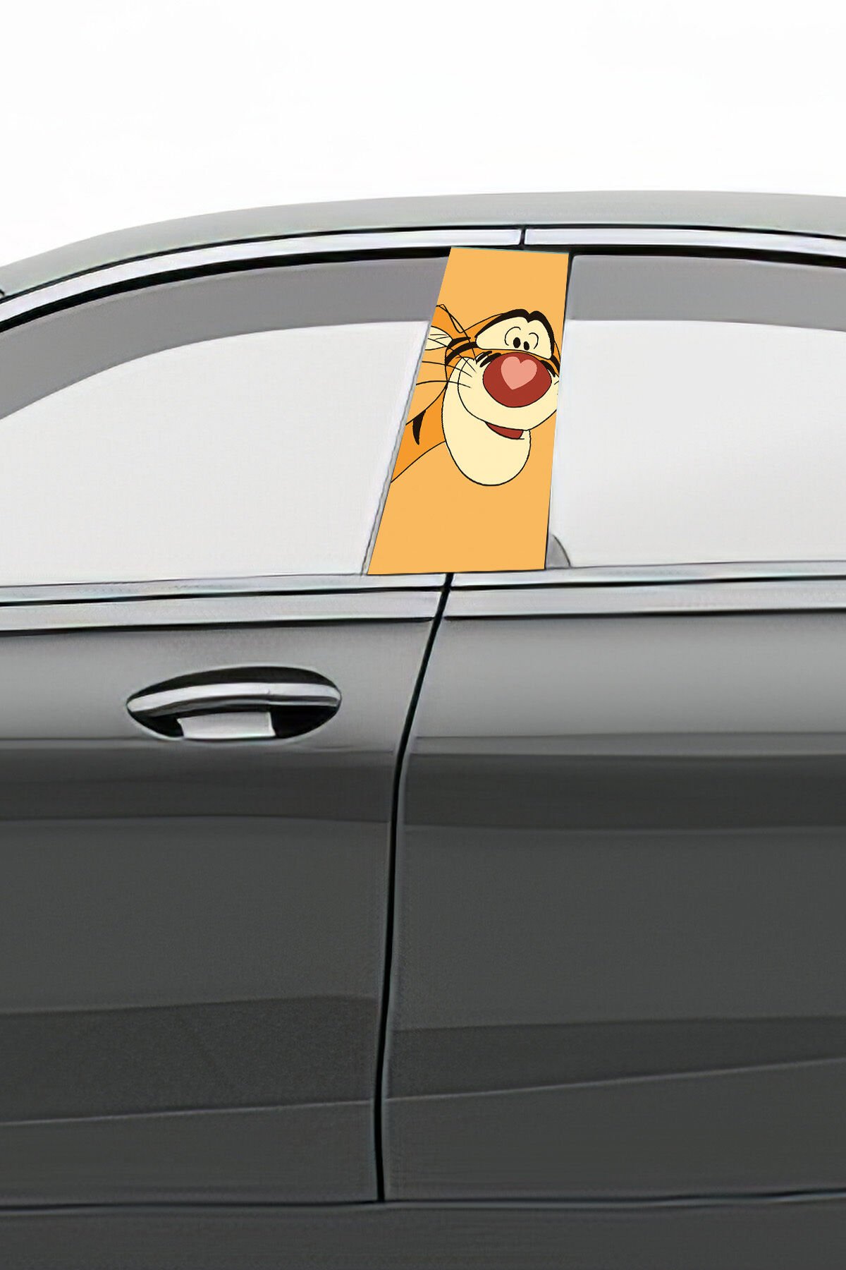 Araç Kapı Direk Kaplama Folyosu Desenli (Sağ Sol Takım) (2 Adet) - 22x50 Cm