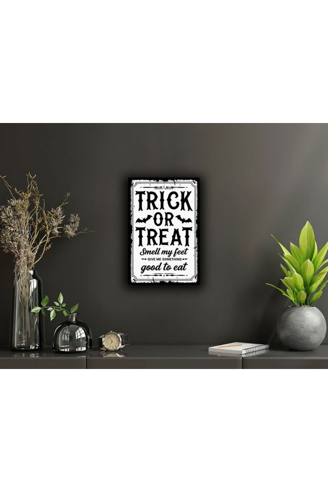 Şekermi Şakamı Retro Ahşap Dekorasyon Poster, Tablo (20x30) cm