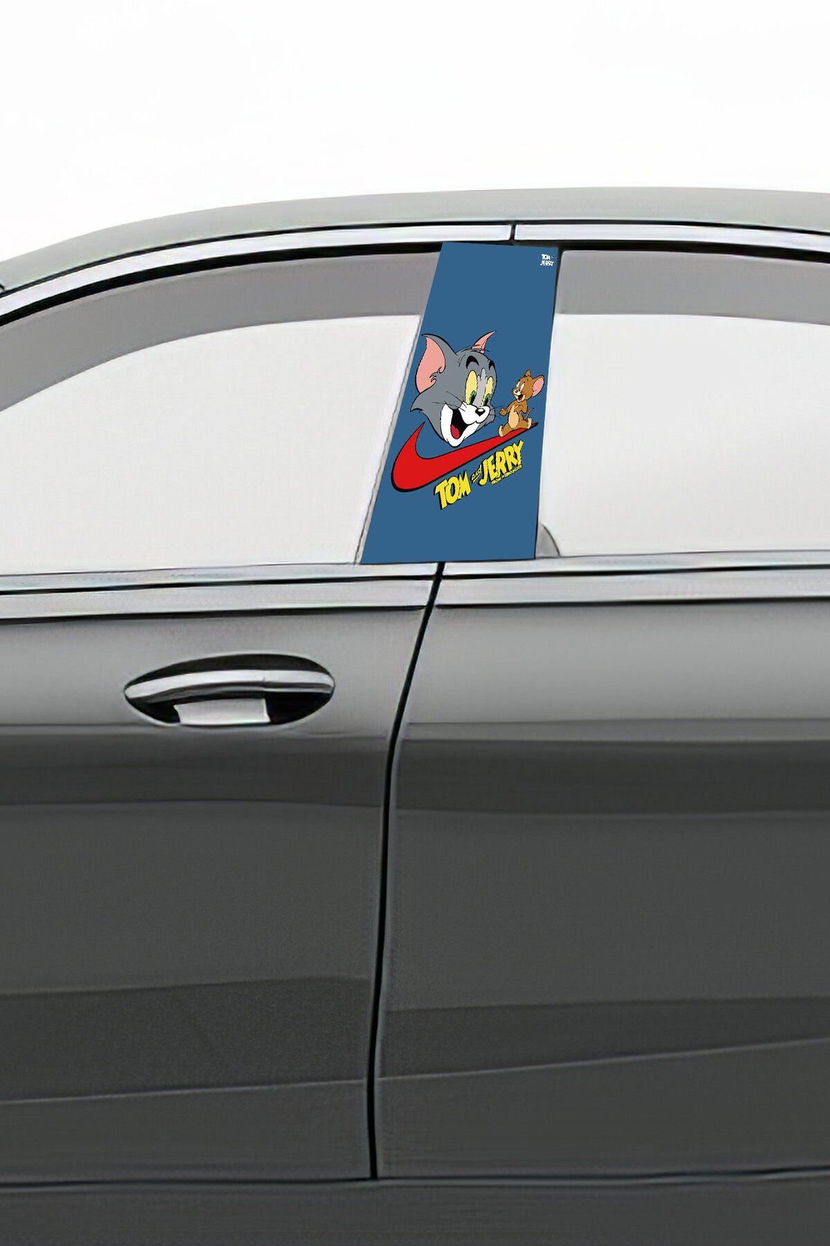 Araç Kapı Direk Kaplama Folyosu Desenli (Sağ Sol Takım) (2 Adet) - 22x50 Cm