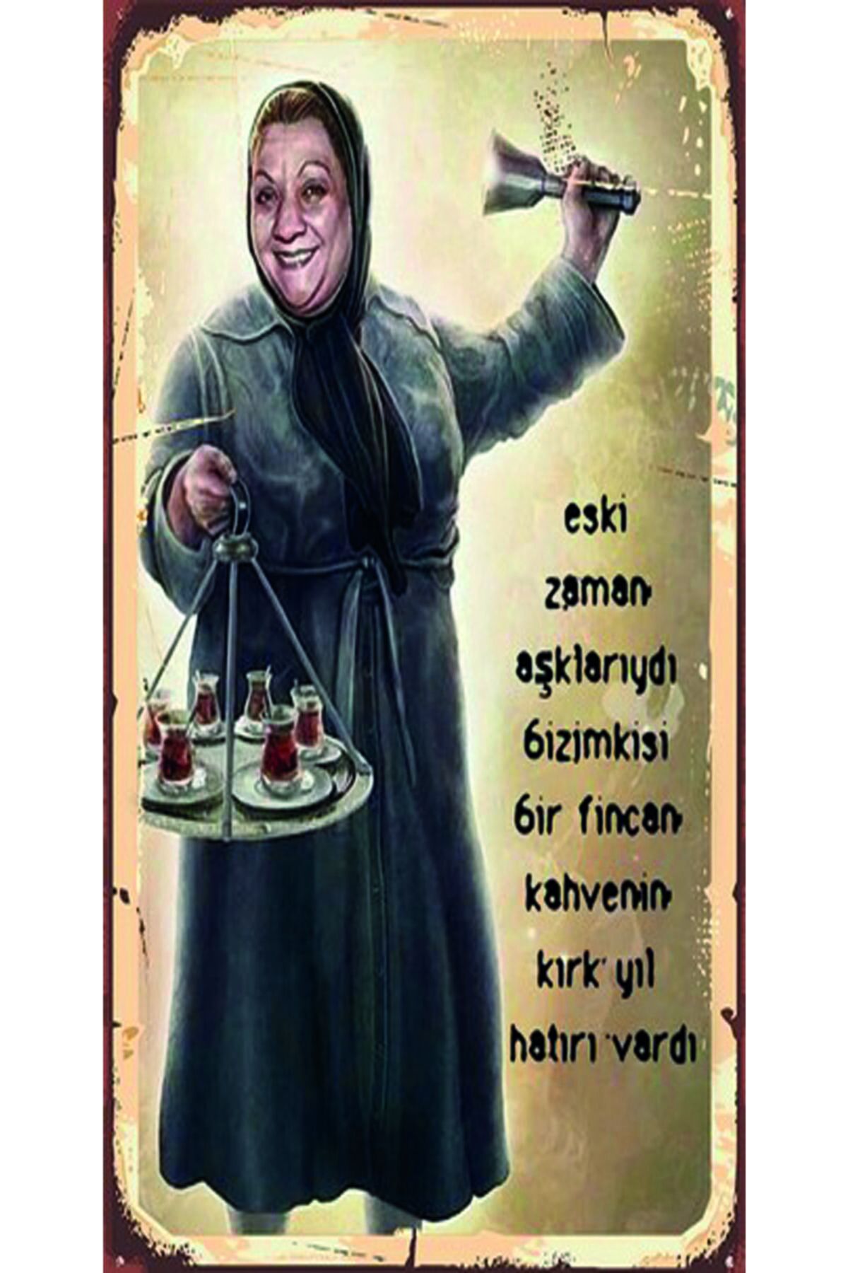 Türk Sineması Yeşilçam Özel Kolleksiyonu Tasarım Ahşap Poster