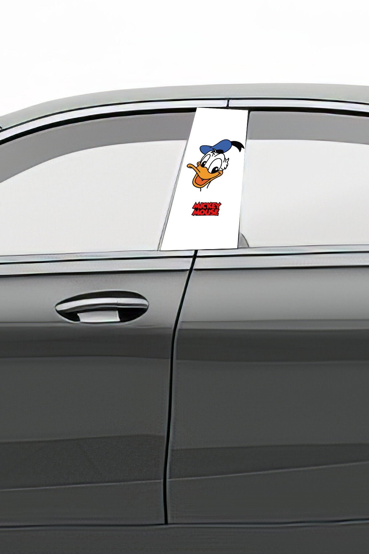 Araç Kapı Direk Kaplama Folyosu Desenli (Sağ Sol Takım) (2 Adet) - 22x50 Cm