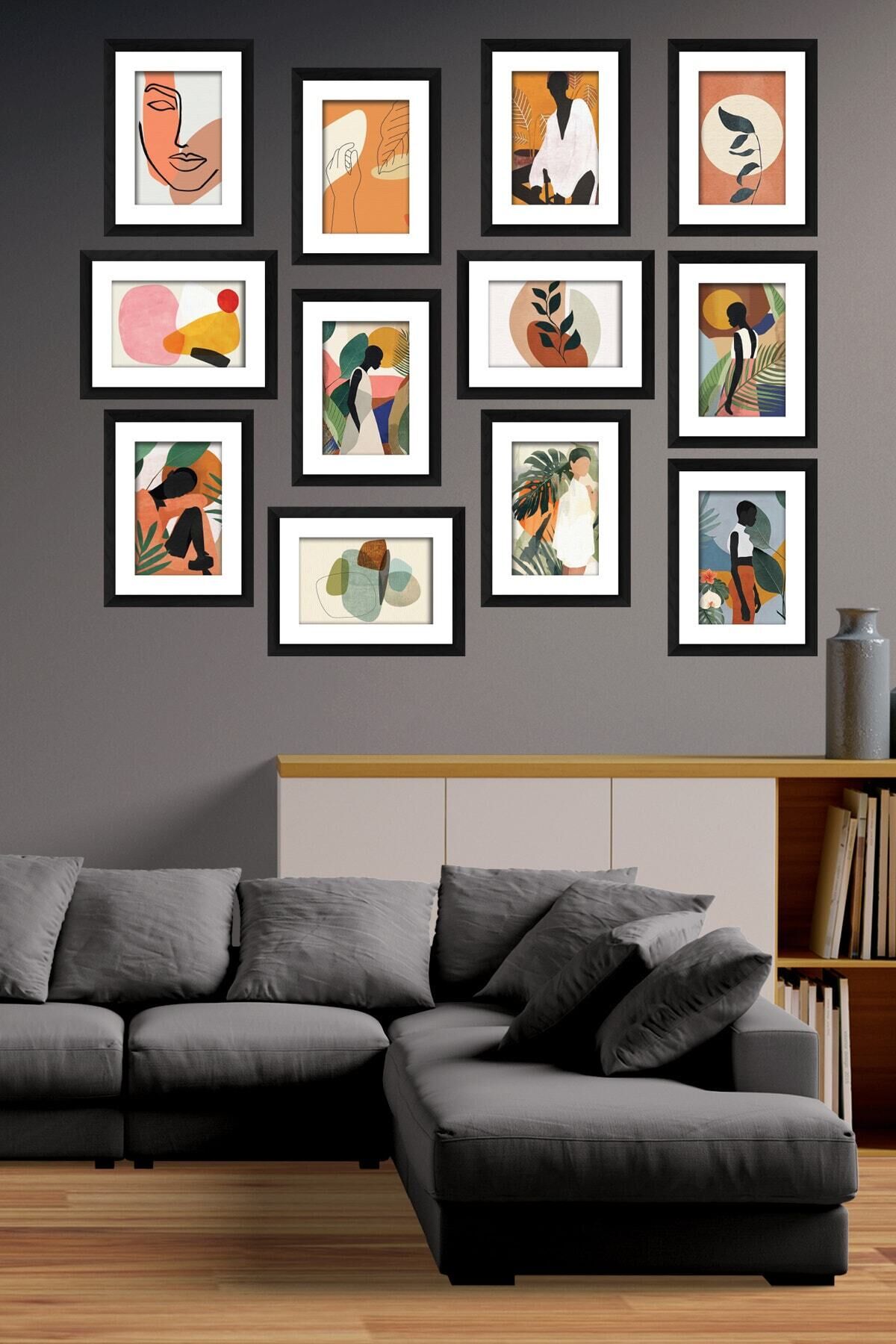 Modern Style 12 Parçalı Mdf Tablo Mck006