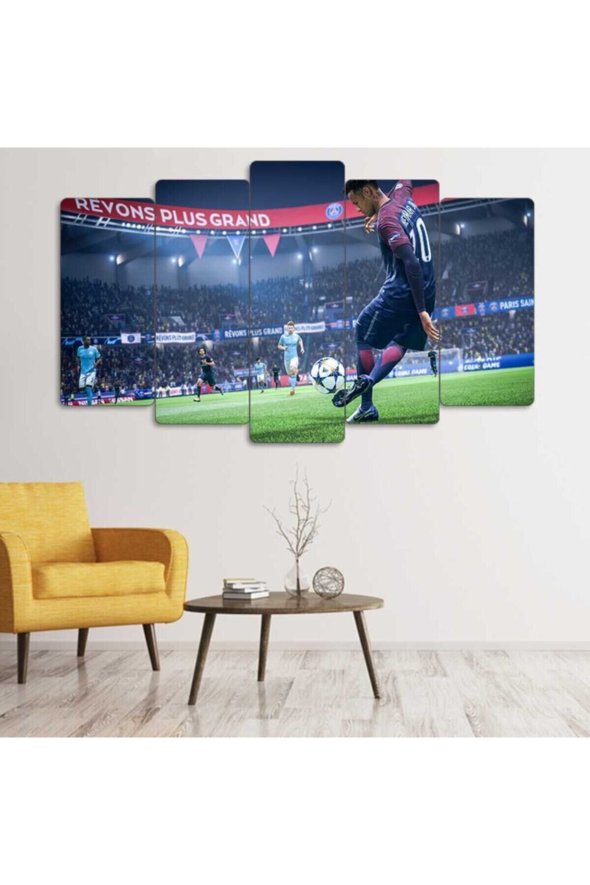 Neymar Jr - 5 Parçalı Tablo